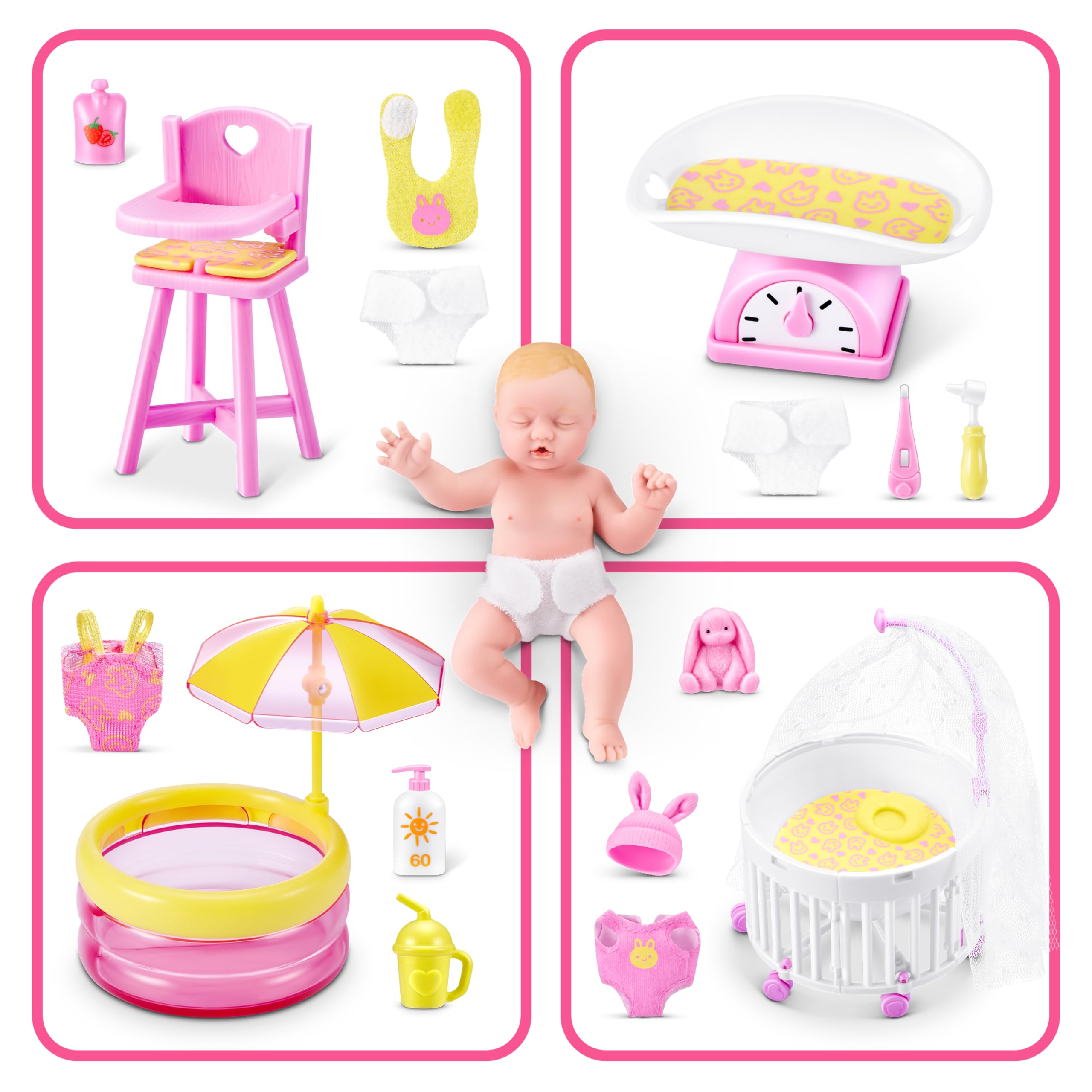 5 Surprise My Mini Baby Series 2 by ZURU - Collectible Mystery Capsule with Playset, 3+ Years 8