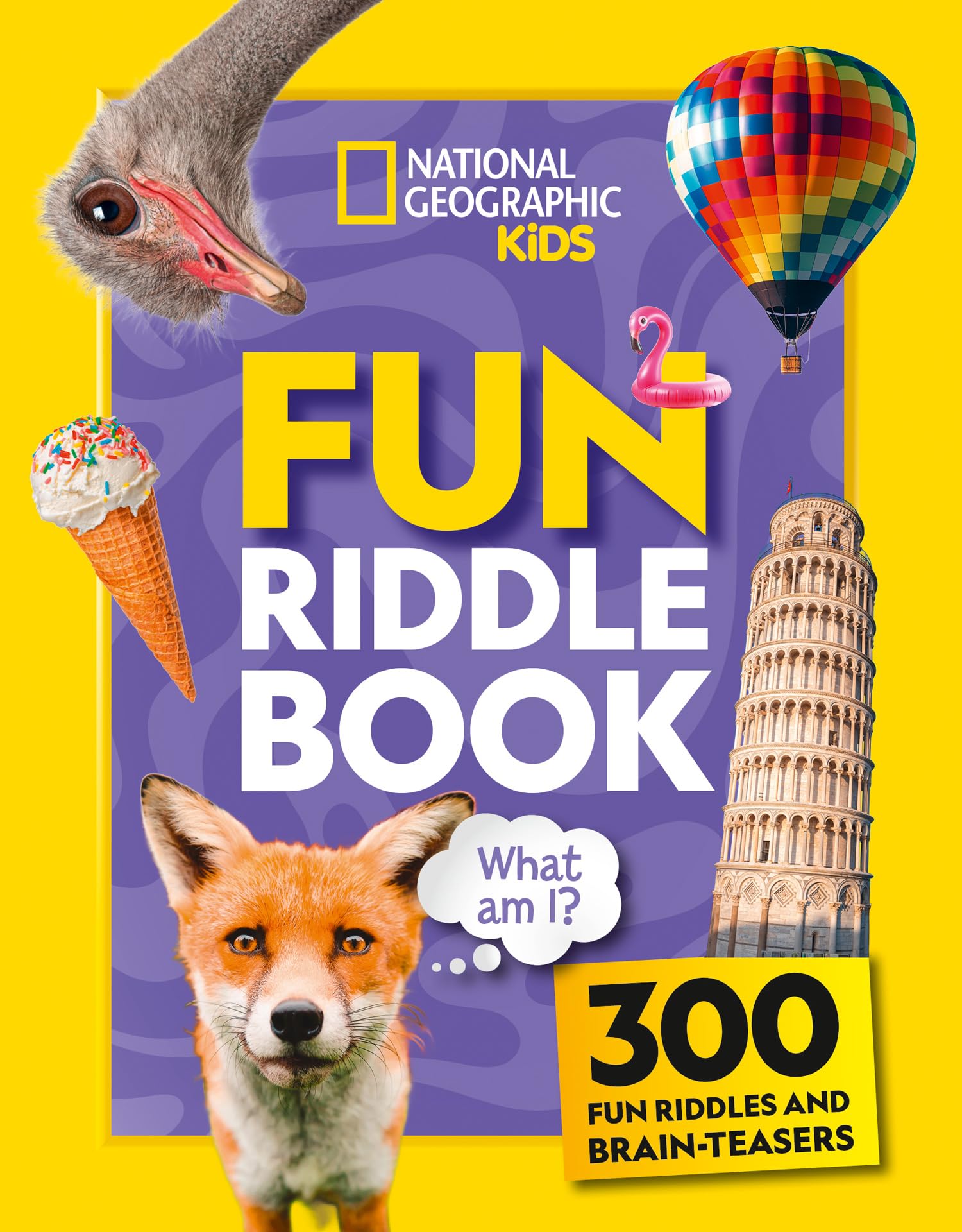 National Geographic Kids Fun Riddle Book - 300 Riddles & Brain-Teasers | Ages 6-10 | Paperback