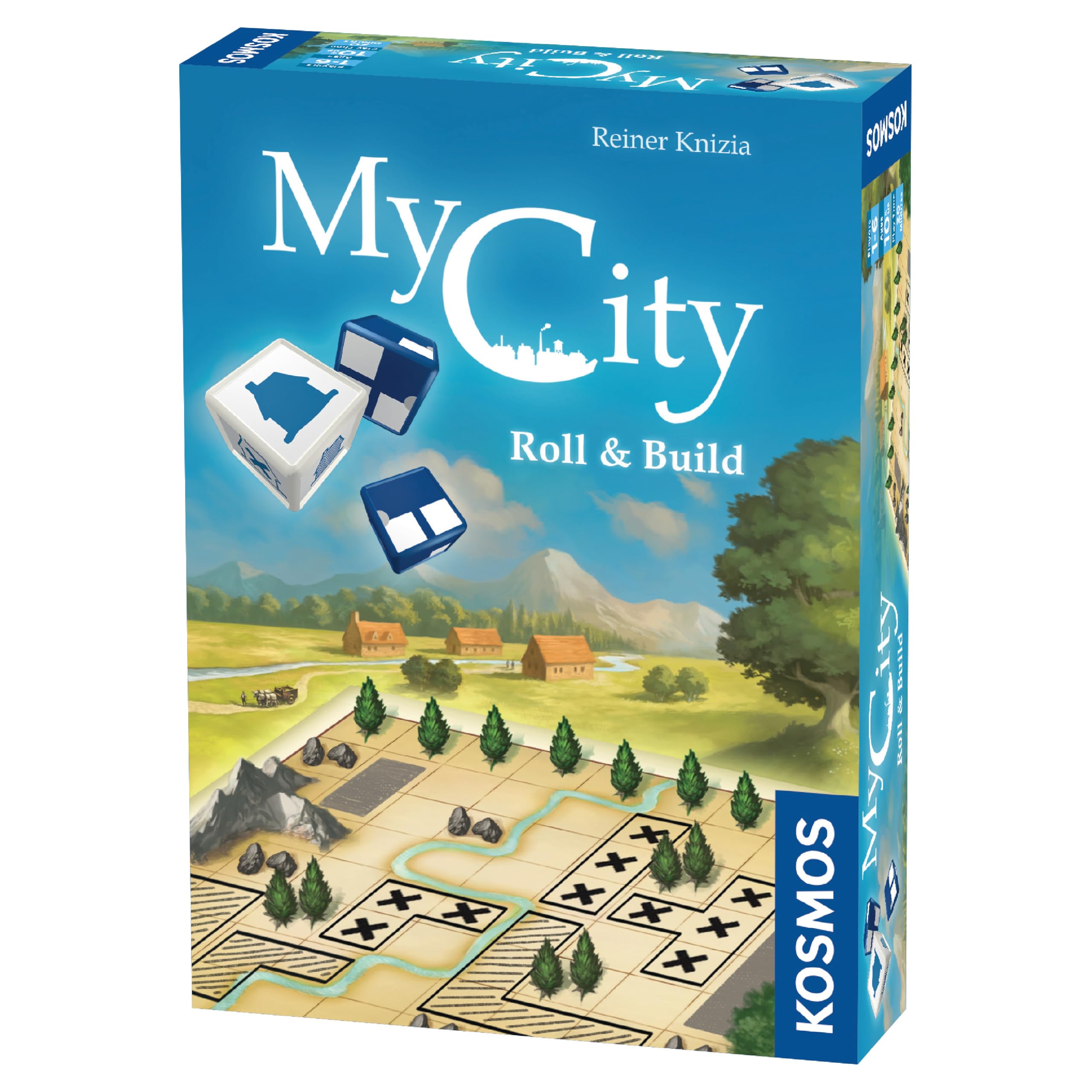 Thames & Kosmos My City Roll & Build Decision-Making Board Game for Family Night 1