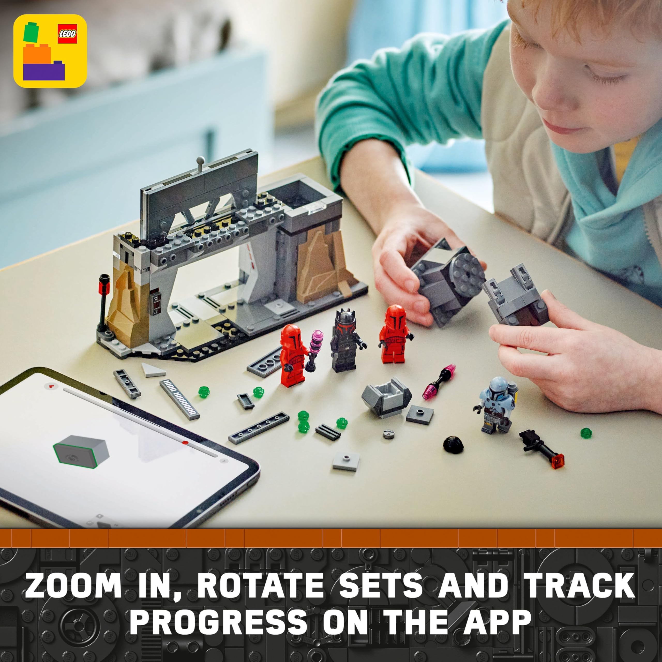 LEGO Star Wars: The Mandalorian Paz Vizsla and Moff Gideon Battle Set - 289-Piece Building Playset for Ages 7+ 6