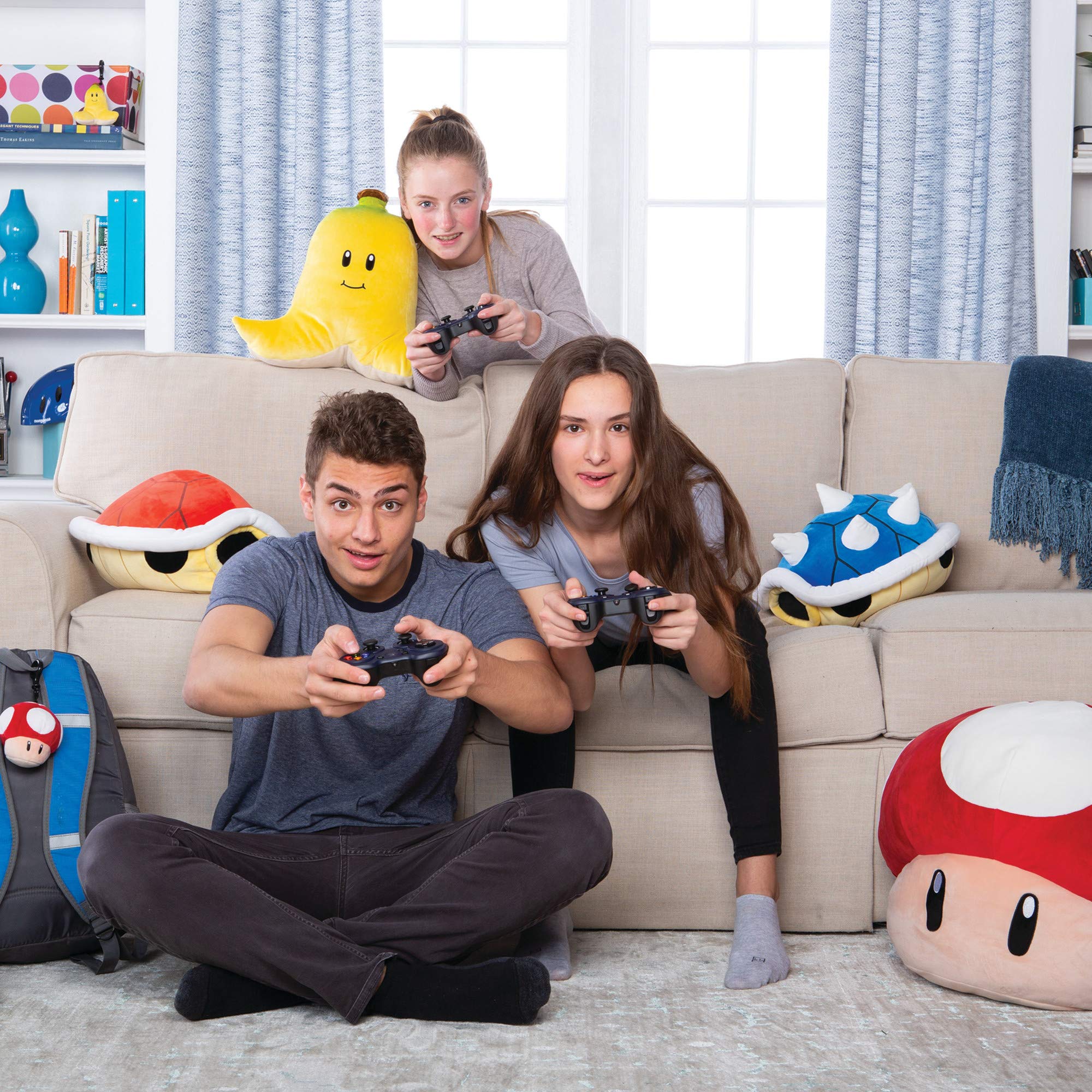 Mario Kart - Club Mocchi Mocchi Plush Mushroom 40 cm - Official Nintendo Licensed 12