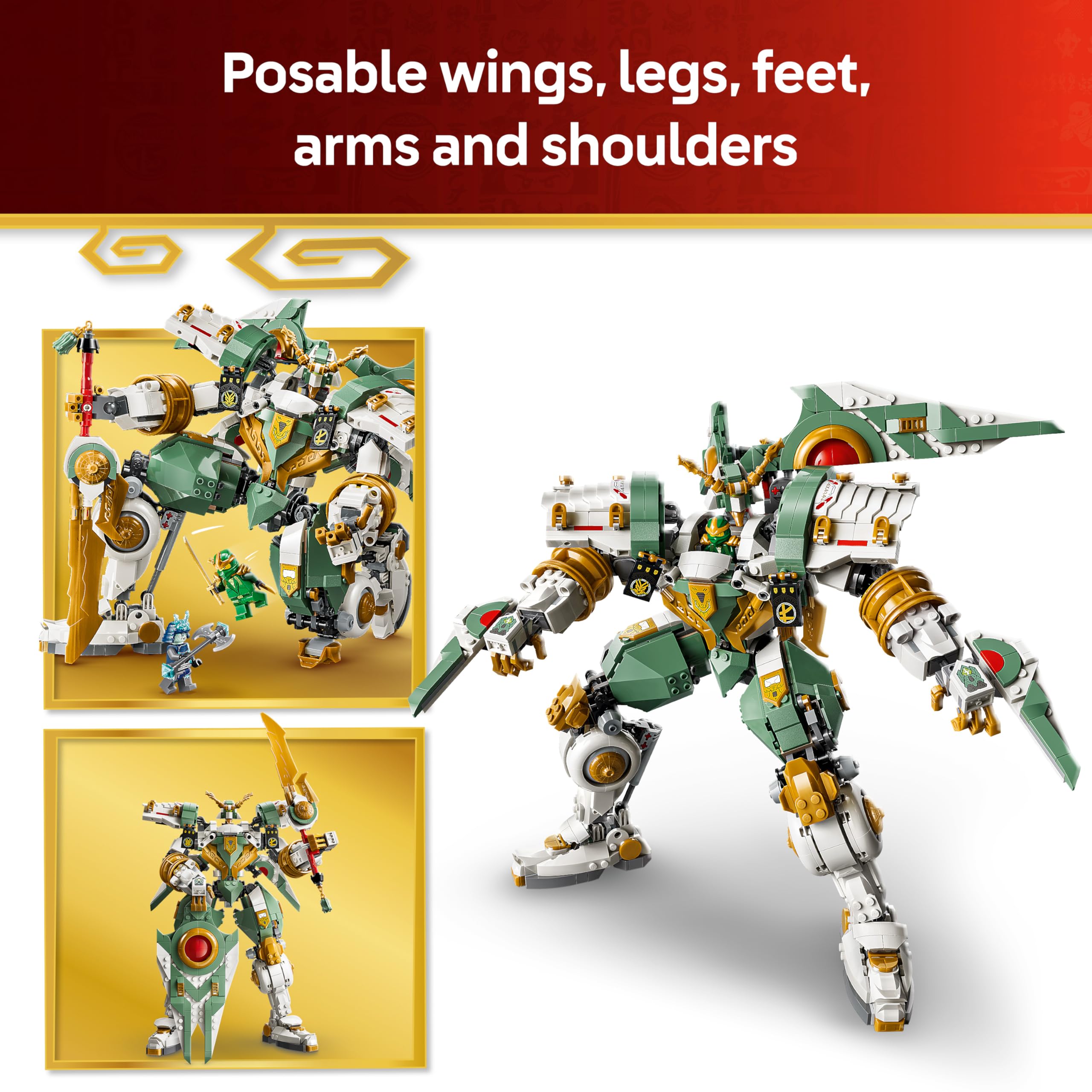 LEGO NINJAGO Lloyd's Titan Mech 15th Anniversary Building Set 71860 for Ages 14+ 6