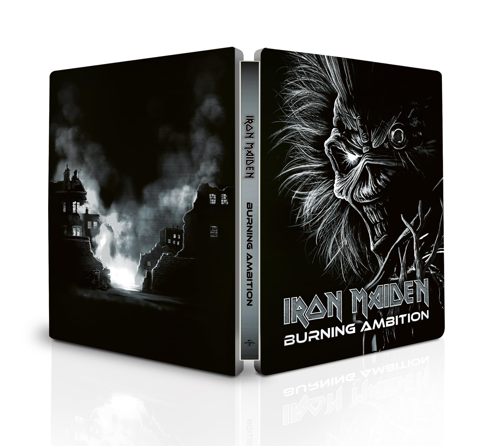 Iron Maiden: Burning Ambition [4K UHD & Blu-Ray] Limited Edition Steelbook