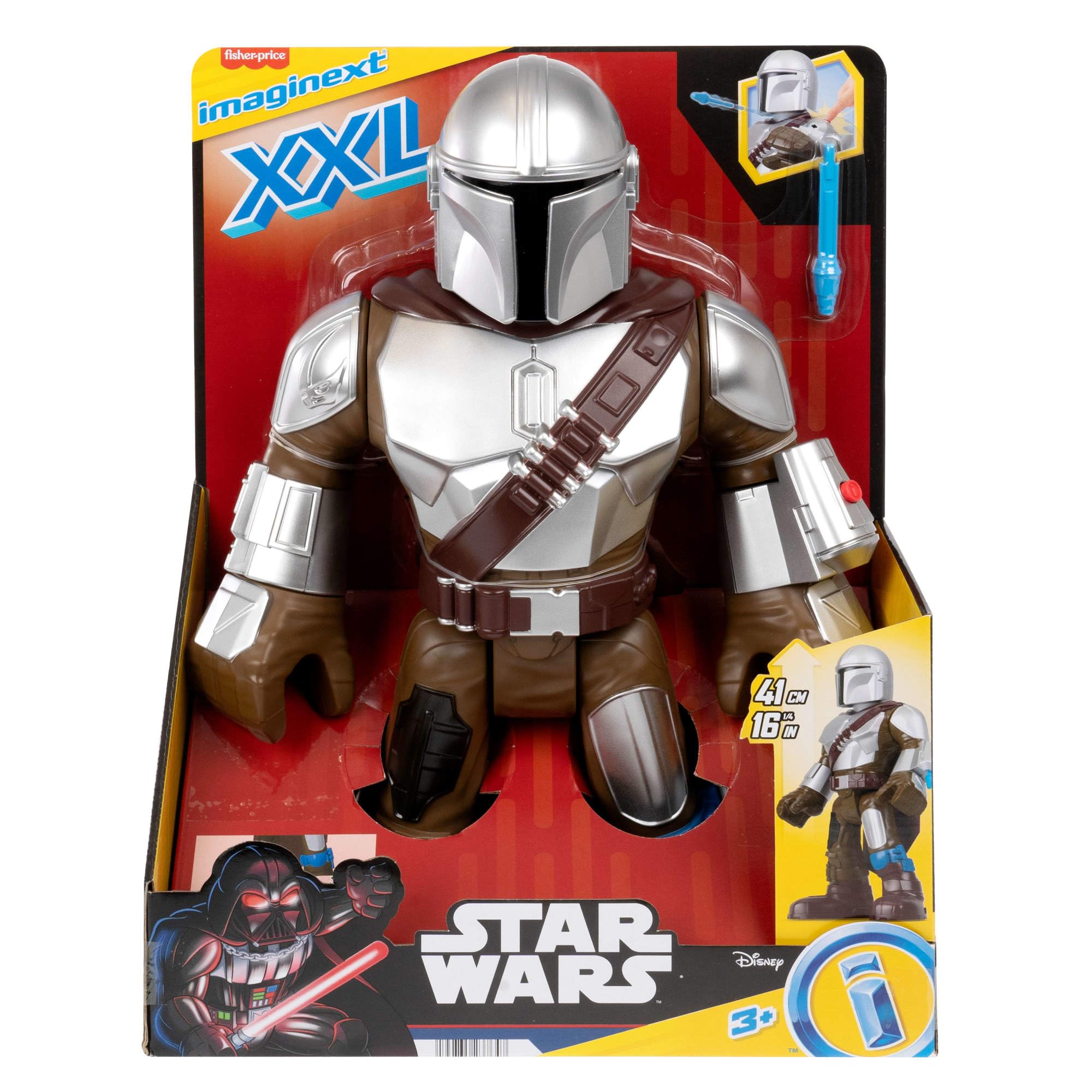 Fisher-Price Imaginext STAR WARS The Mandalorian XXL Action Figure - 16.25 Inch, Ages 3+ 9