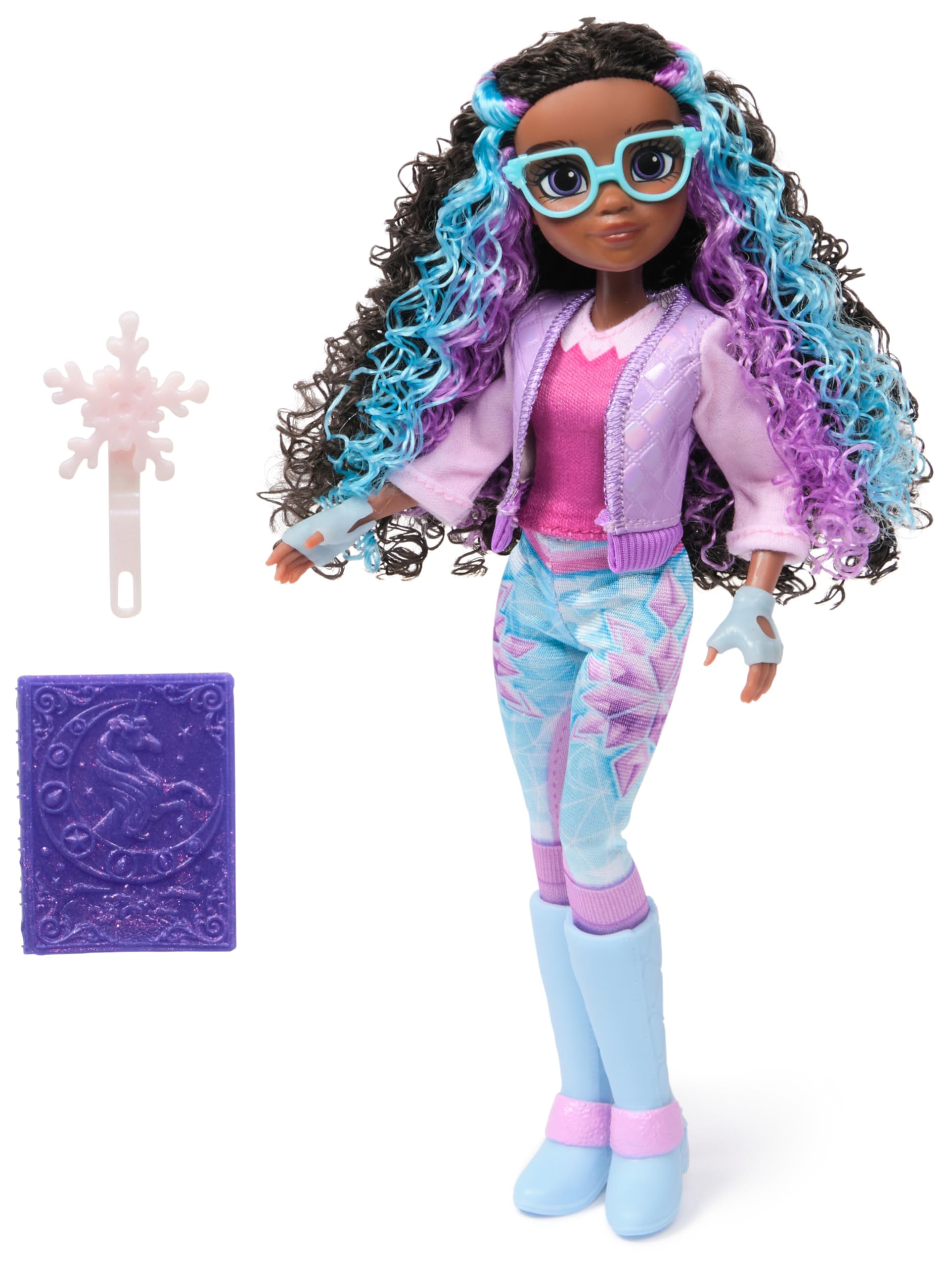 Unicorn Academy Layla Doll - 9.5 Inch Fashion Doll with 5 Accessories & Sparklebook | Ages 4+