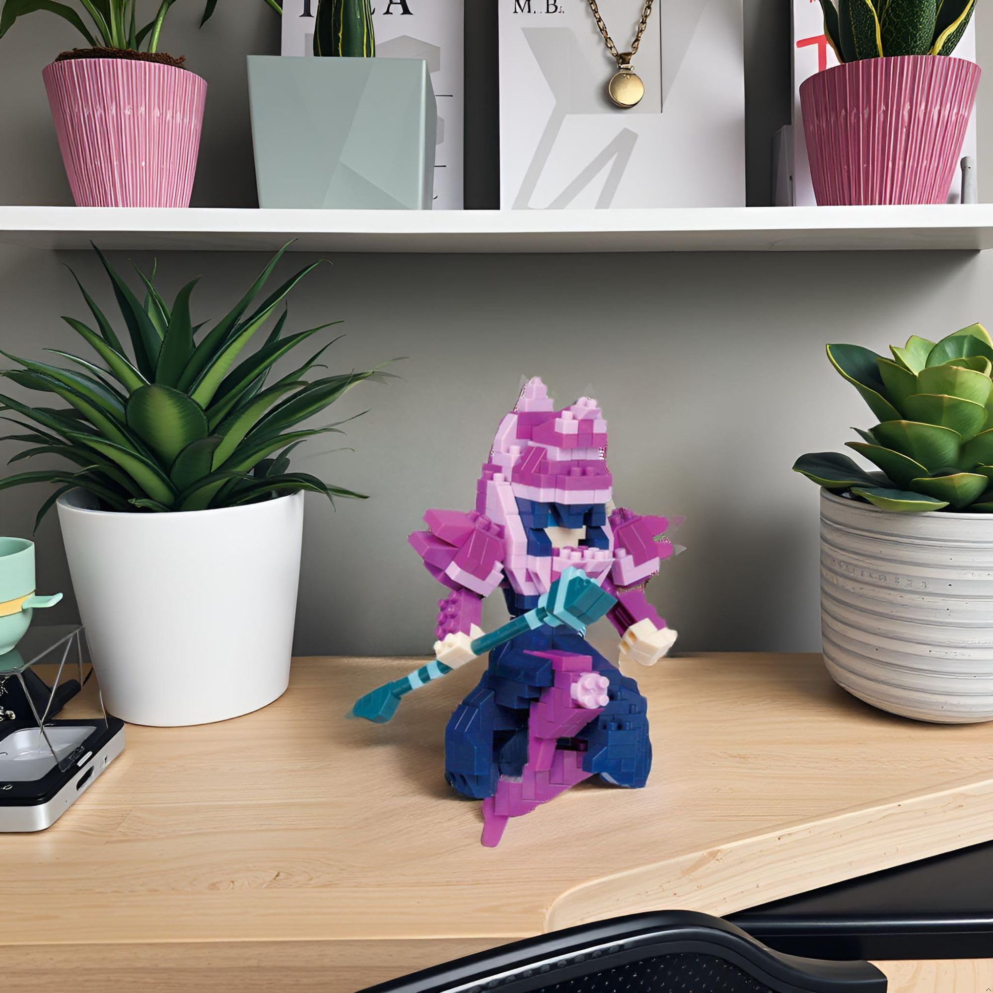 nanoblock Yu-Gi-Oh! Dark Magician 3D Building Set - 350 Piece Puzzle for Adults & Kids 12+ 3