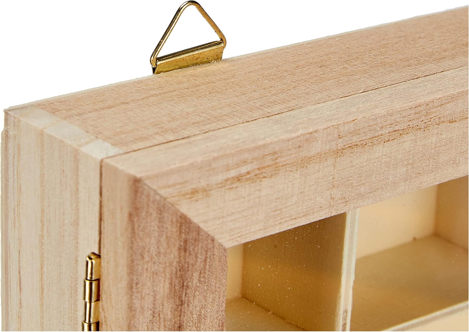 Artemio Wooden Display Case - 16 Compartment Craft Storage Box for Collectibles 6