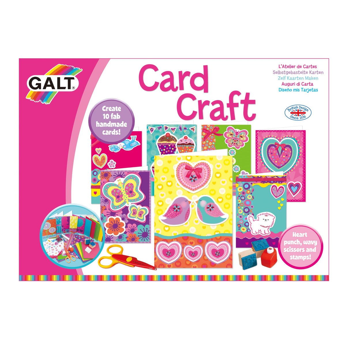 Galt Card Craft Kit - 10 Handmade Cards, Ages 8+