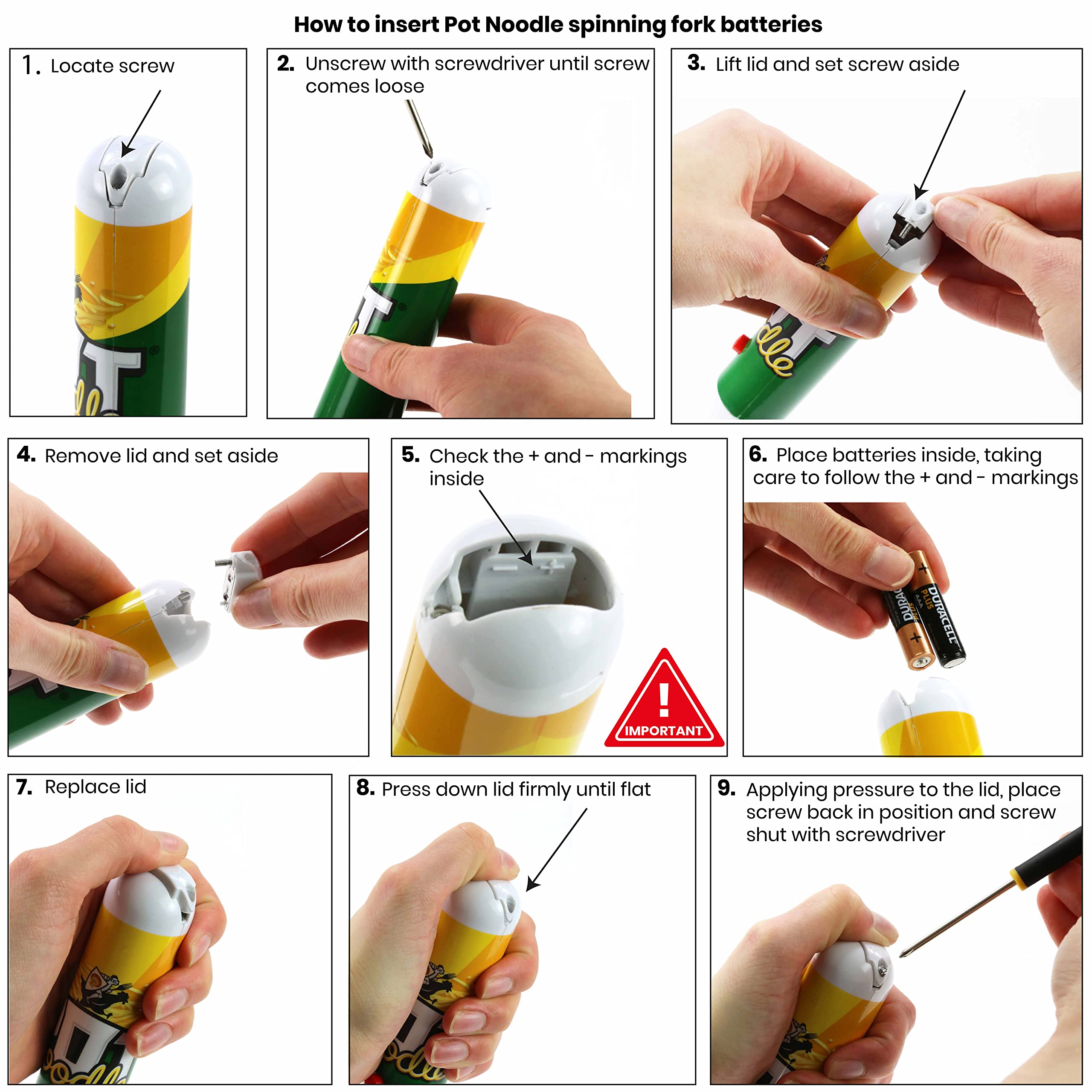 Kimm & Miller Pot Noodle Spinning Fork & Mug Gift Set - Chicken & Mushroom Design 5
