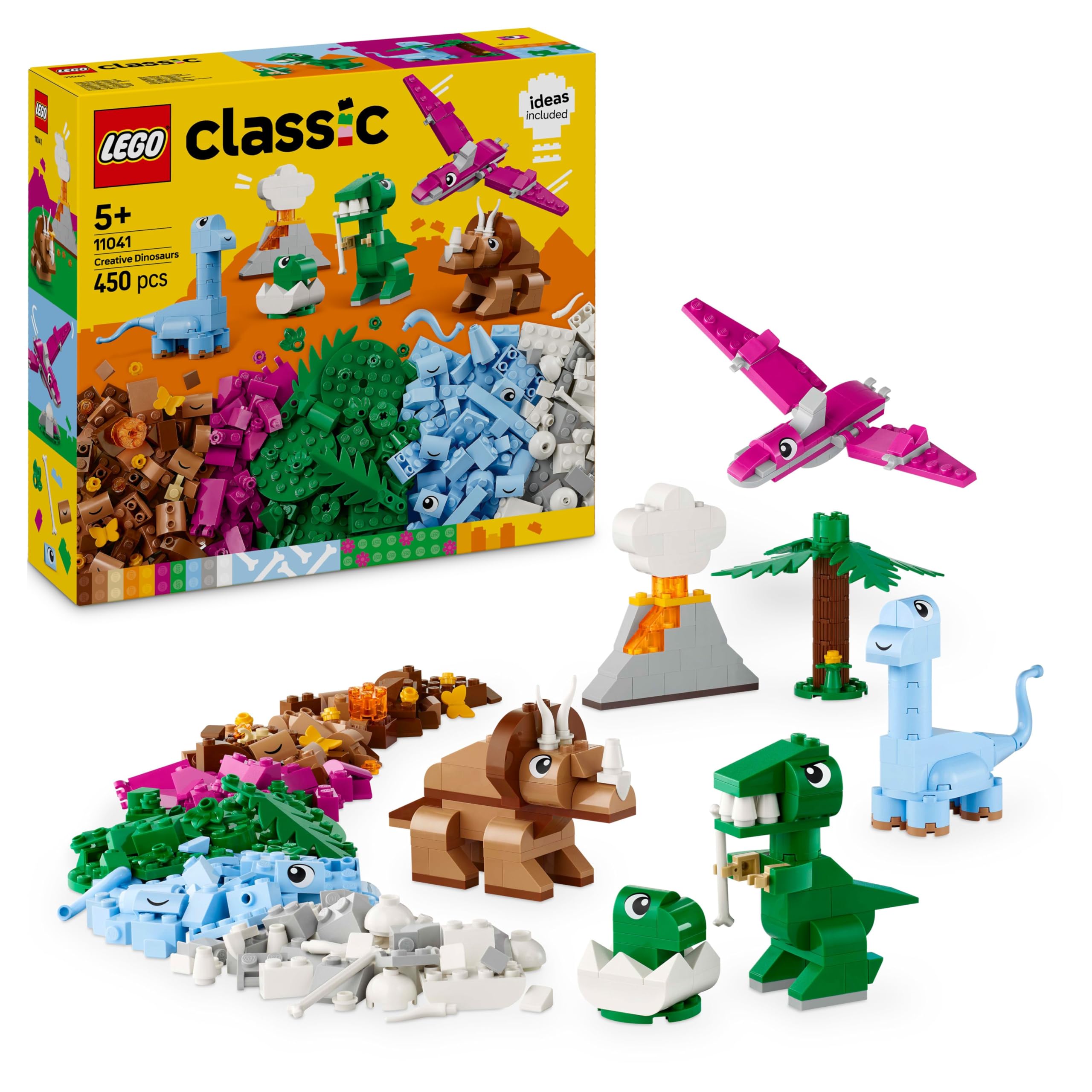 LEGO Classic Creative Dinosaurs Set - Building Toys for Kids 5+