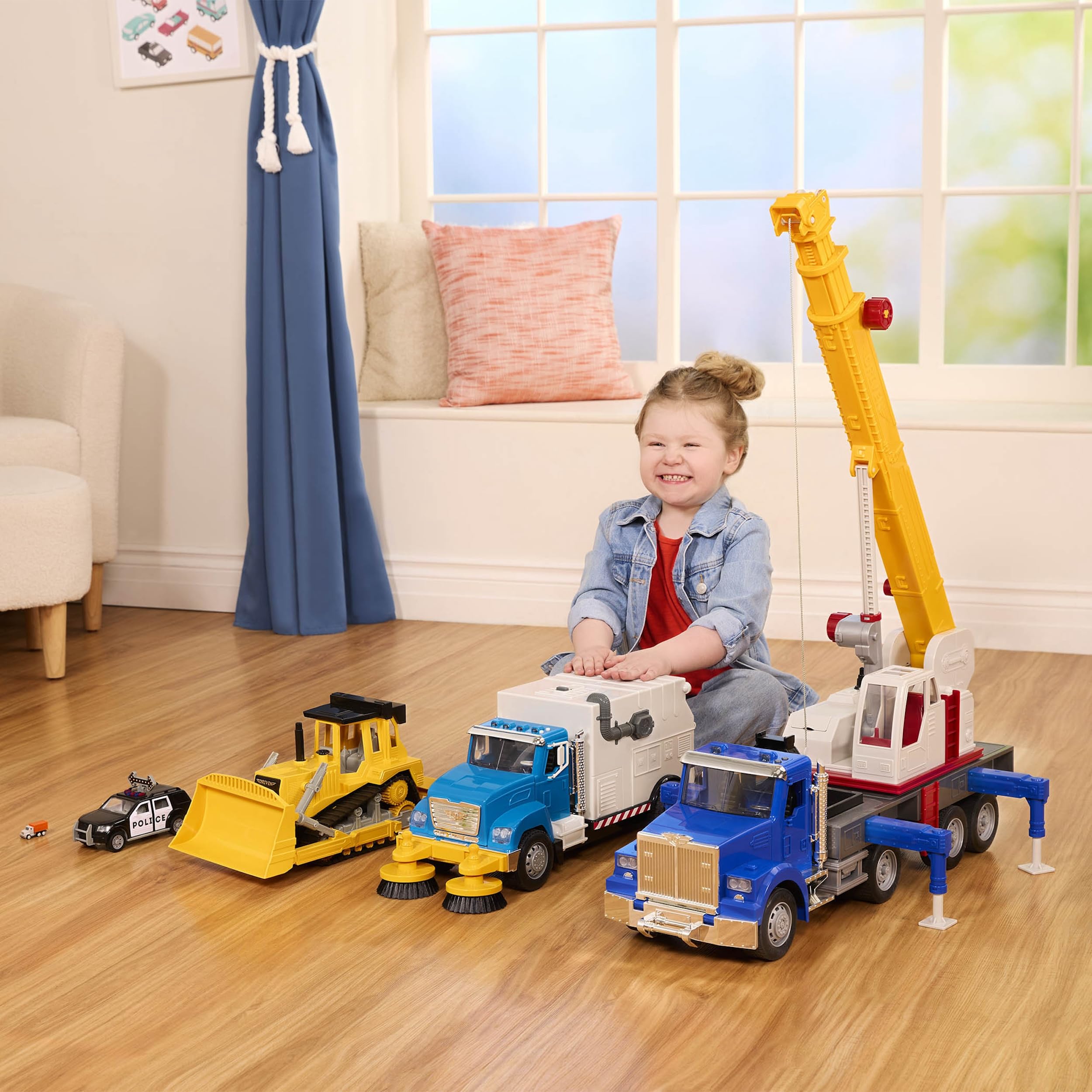 DRIVEN by Battat Micro Police SUV - Toy Car with Lights, Sound & Moving Parts 5