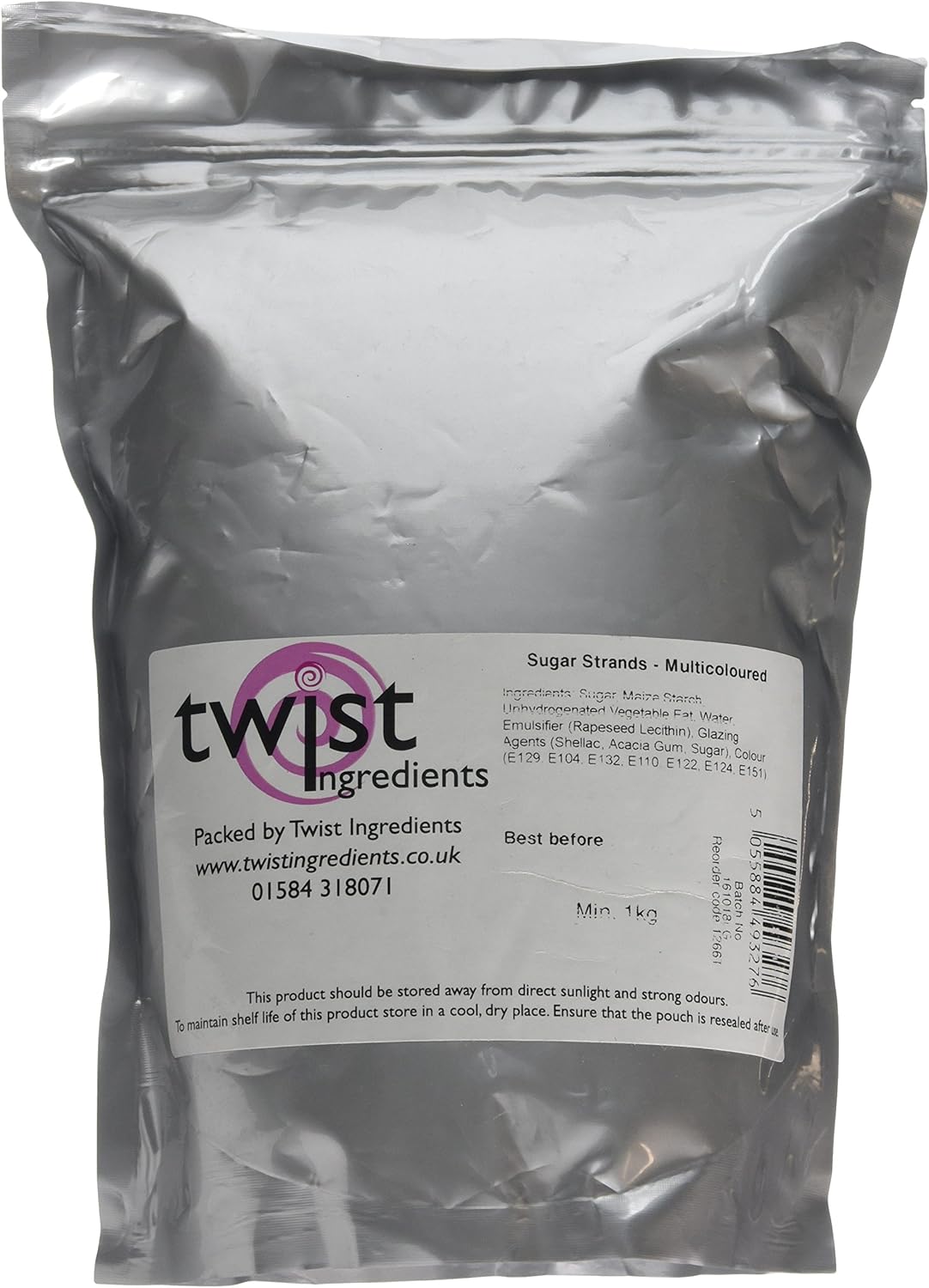 Twist Ingredients - Vermicelli Multicoloured Sprinkles 1 kg 4