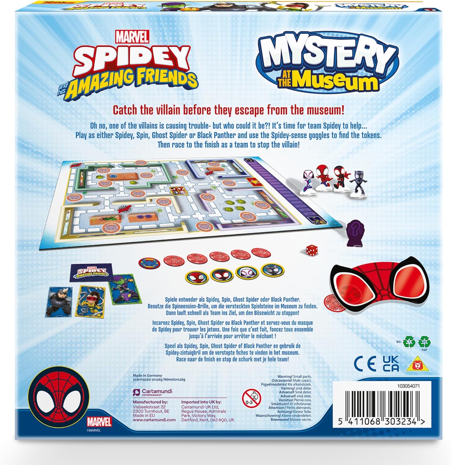 Disney Spidey and Friends Mystery at the Museum Board Game 6