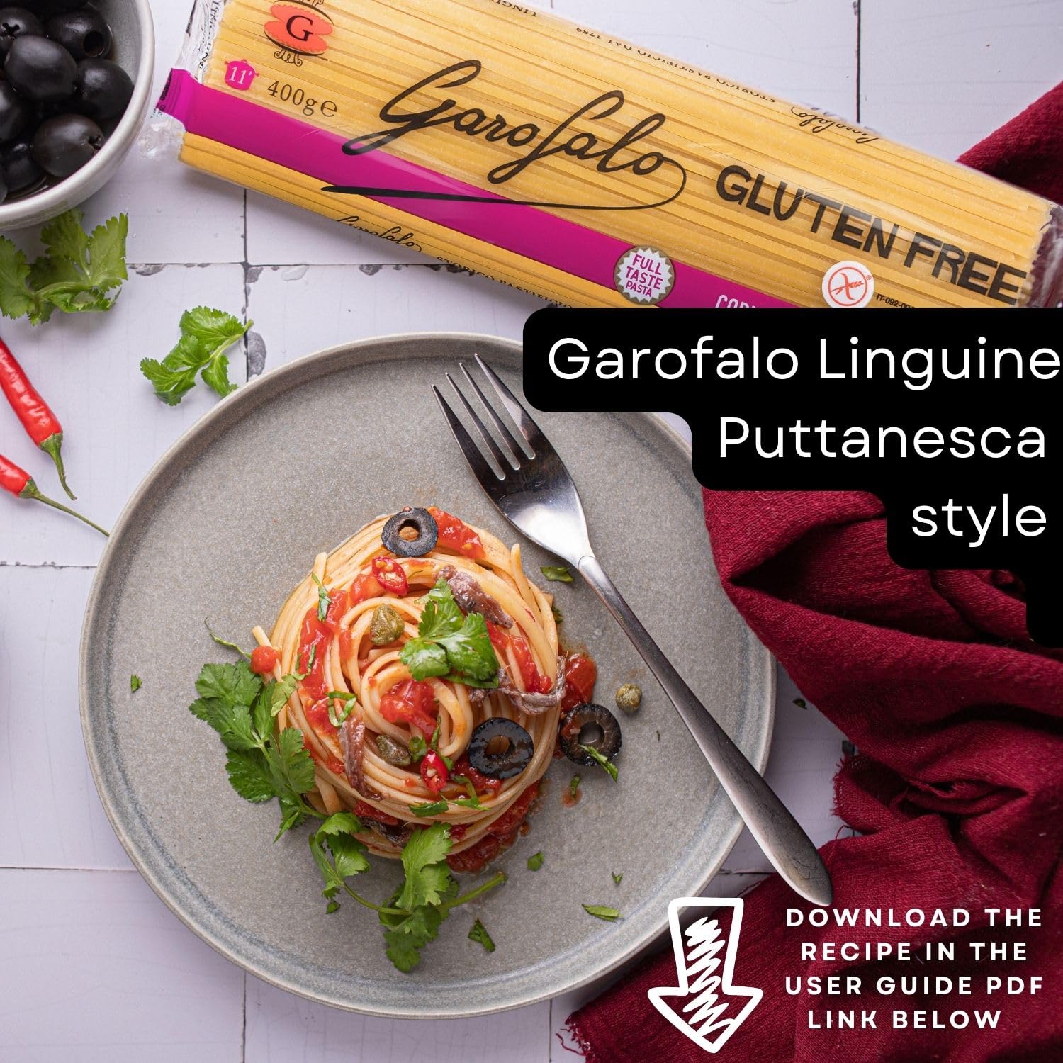 Garofalo Glutenfreie Linguine, italienische getrocknete Pasta, 400 g – für Zöliakiekranke und Veganer geeignet 5