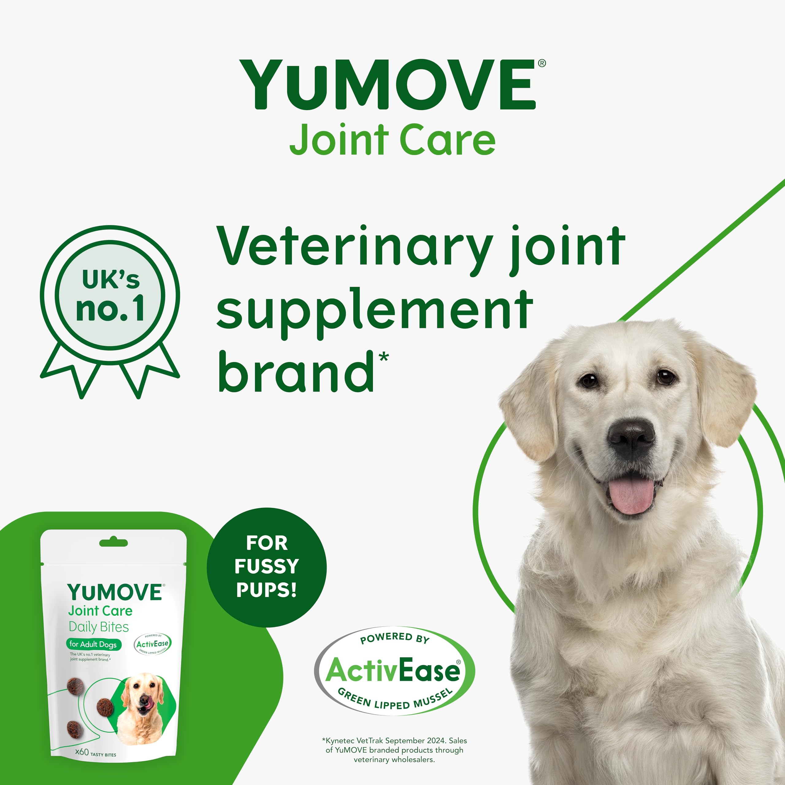 YuMOVE Joint Supplement for Adult Dogs - Daily Bites for Joint Care | 60 Chews