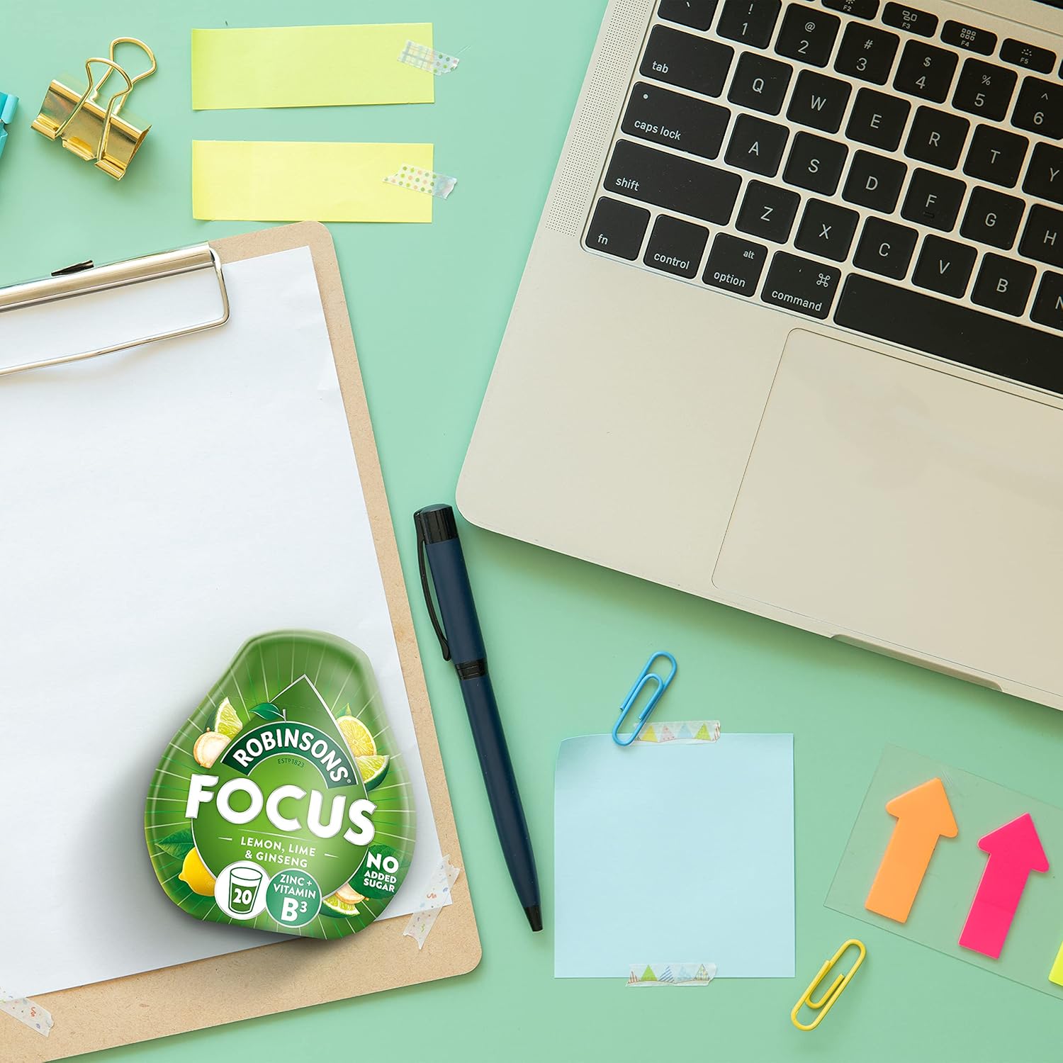 Robinsons Focus Benefit Drops Lemon, Lime & Ginseng with Vitamin B3 and Zinc - 50ml 5