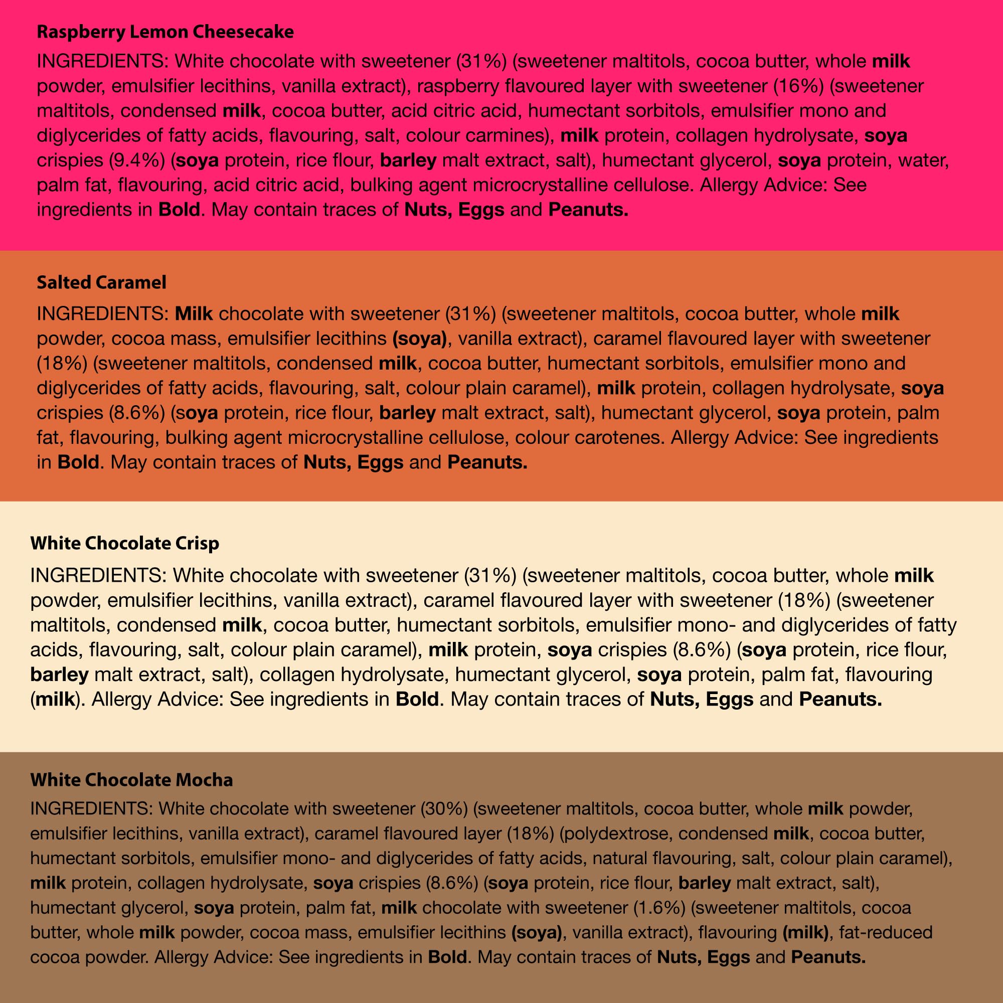 Warrior Crunch - High Protein Bar - 20g Protein, Low Carb, Low Sugar - Pack of 12 5