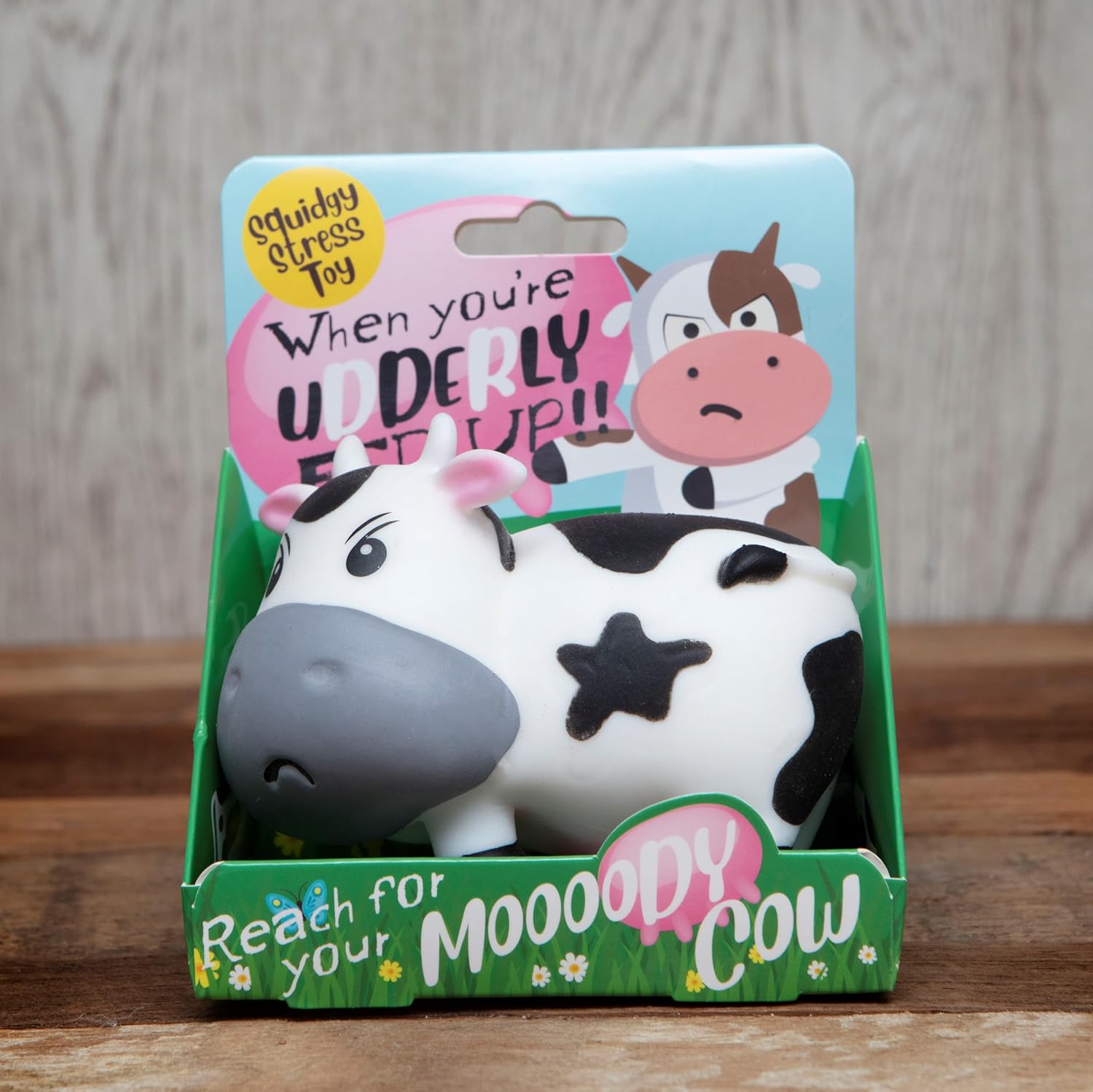 Moody Cow Stress Toy - Squishy Anxiety Relief for Adults & Teens 4