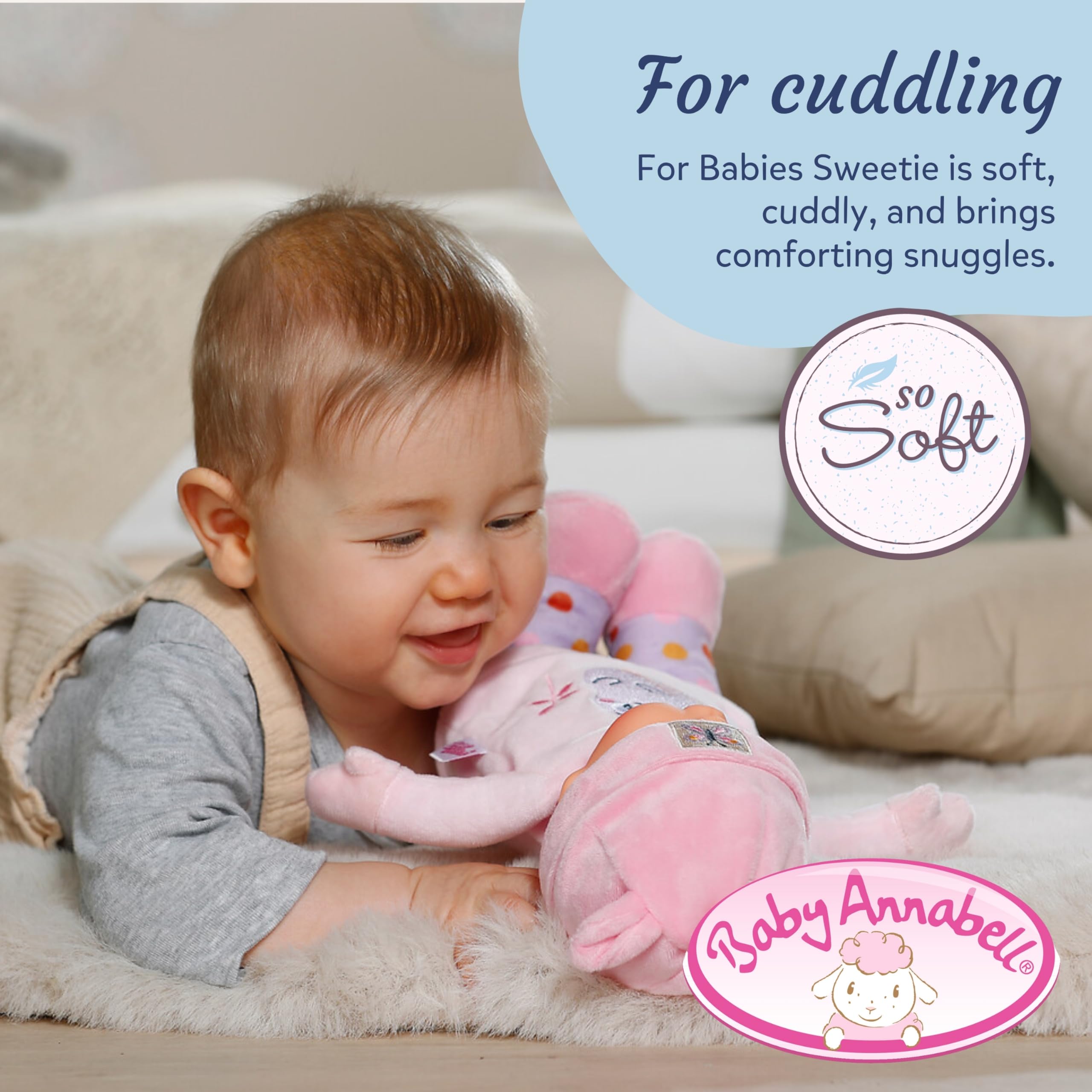 Baby Annabell Sweetie Pink - Soft30 cm First Doll for Newborns 8