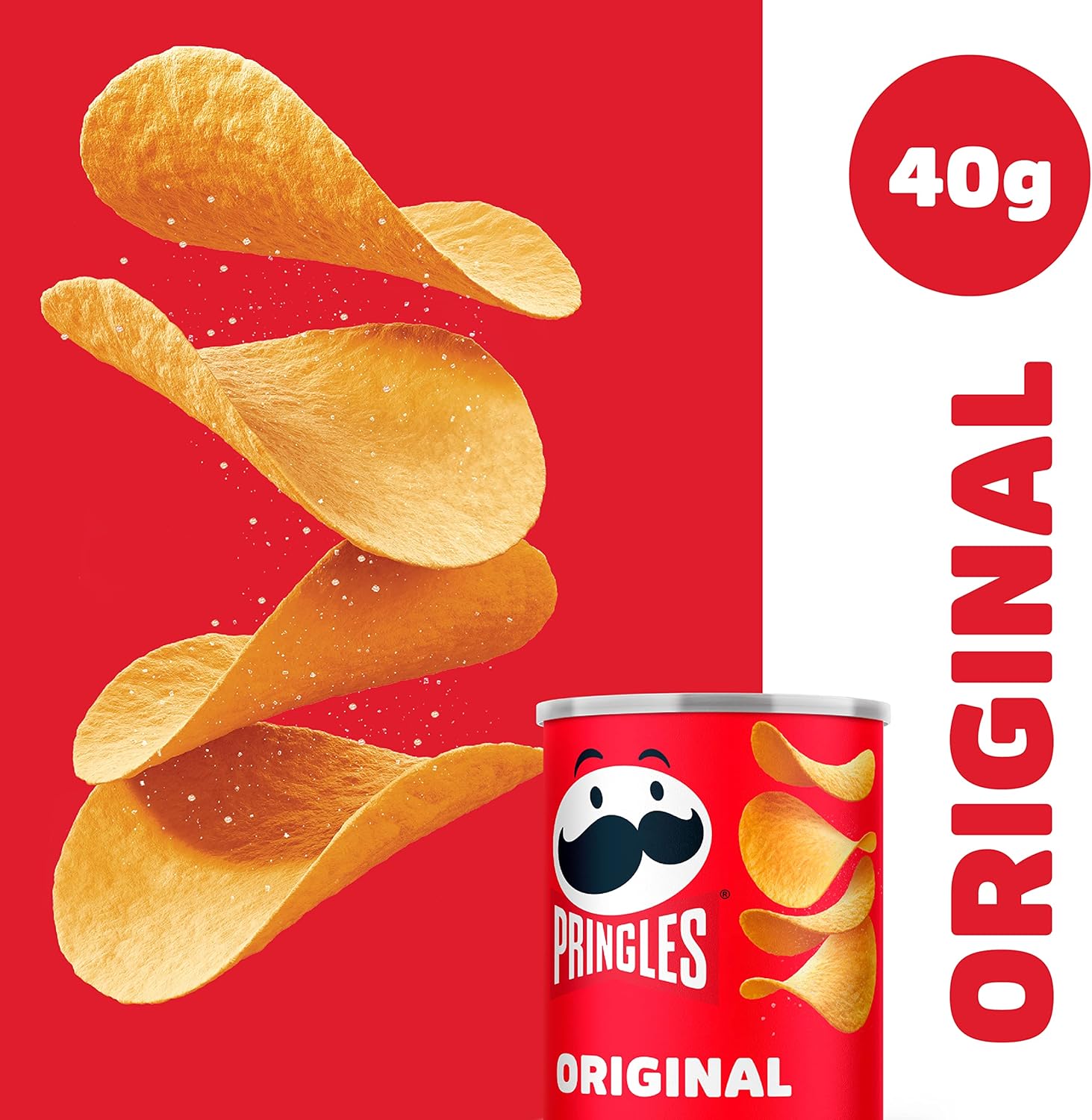 Pringles Original Potato Chips 40g (Pack of 12) 7