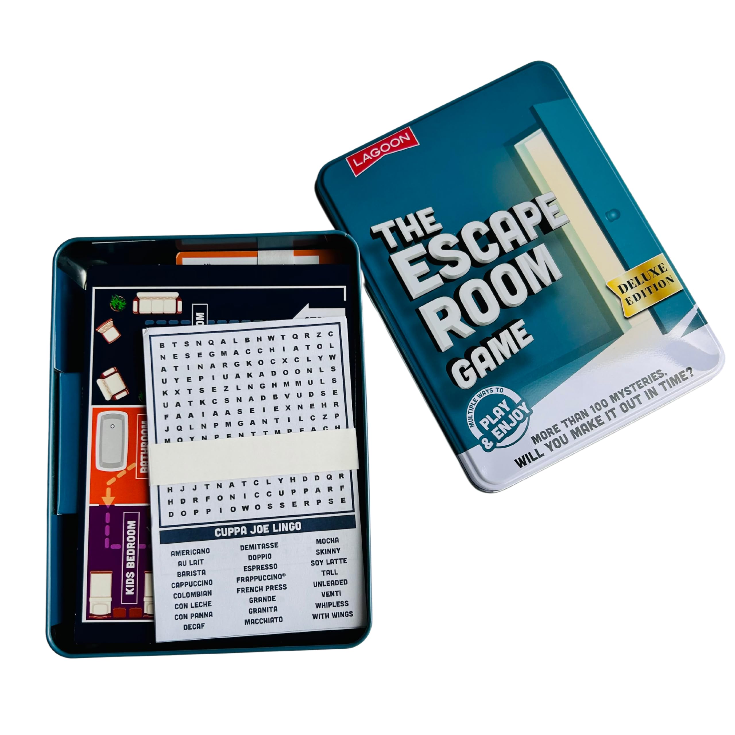 University Games - The Escape Room Mystery Game Large Deluxe Edition in a Tin 3