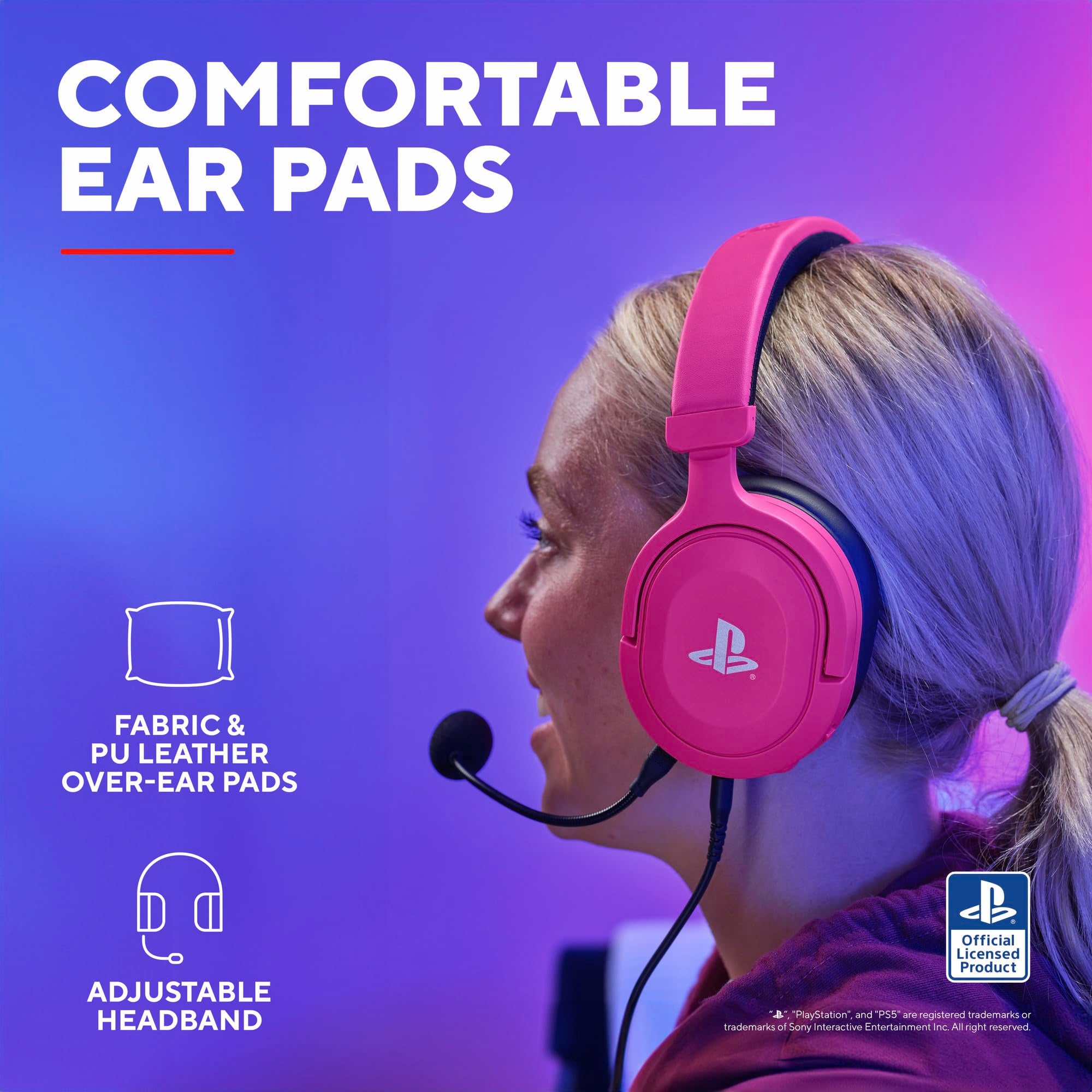 Trust Gaming GXT 498P Forta Officially Licensed PS5 Gaming Headset 5