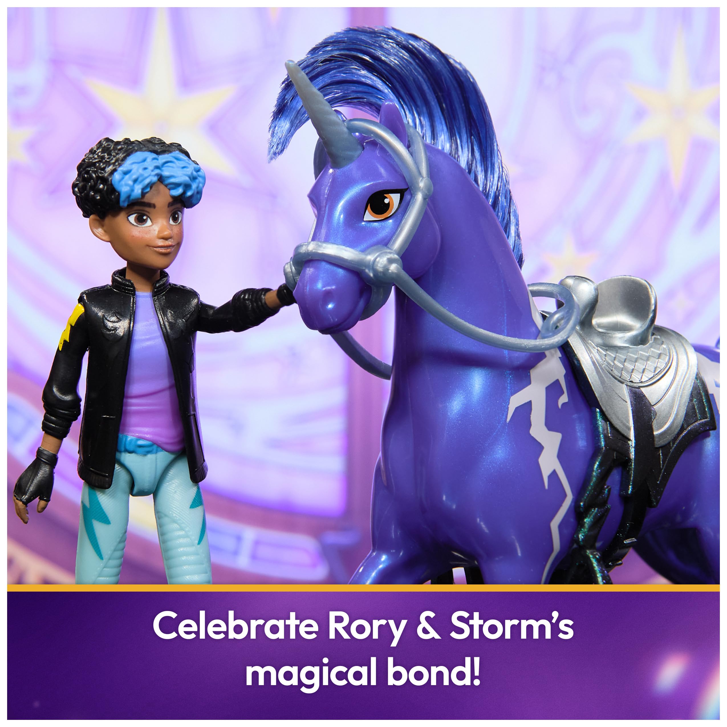Unicorn Academy Rory and Unicorn Storm Set - 12cm Action Figures with Articulation and Styling Brush 5