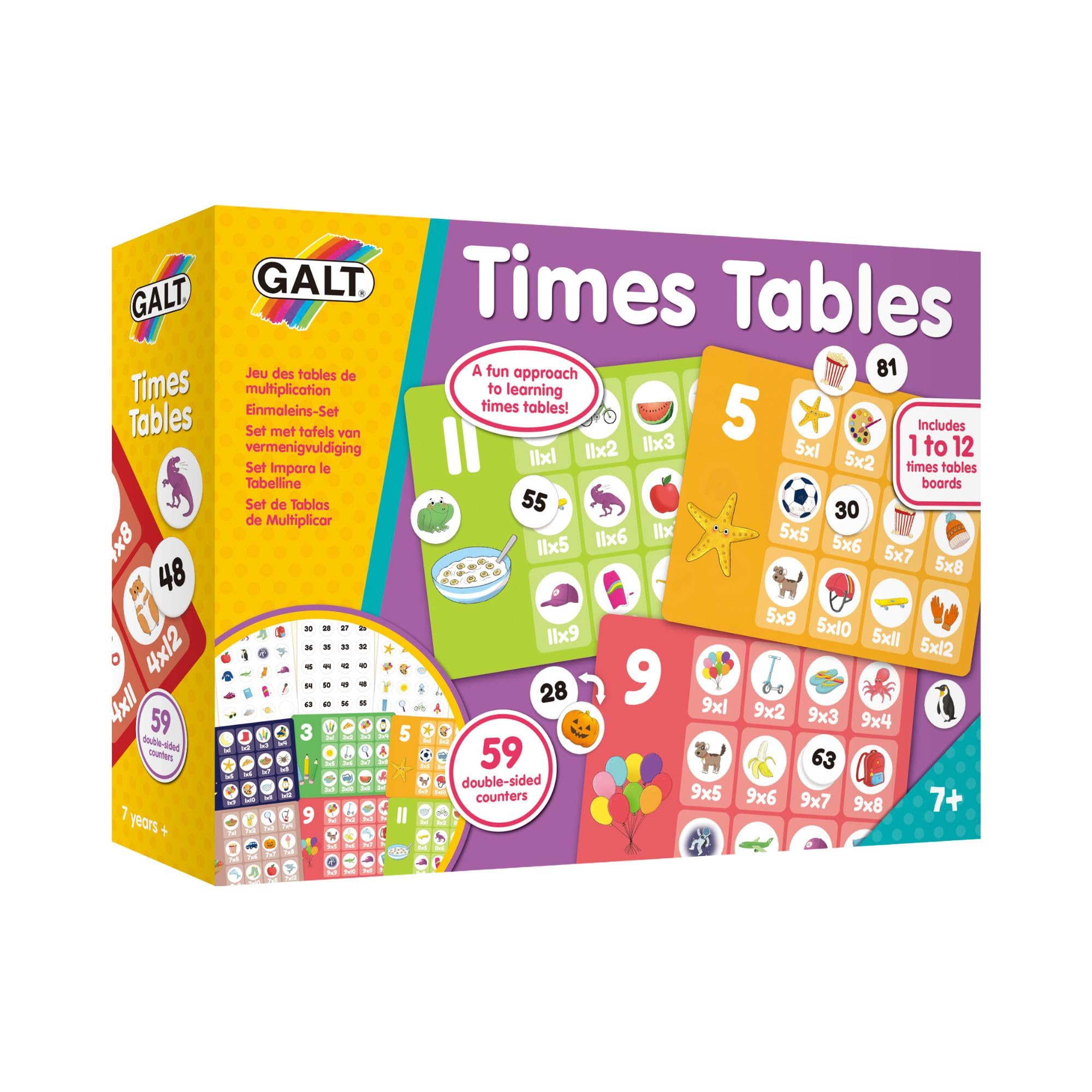 Galt Times Tables Game for Kids - Educational Board Game for Ages 7+ 6