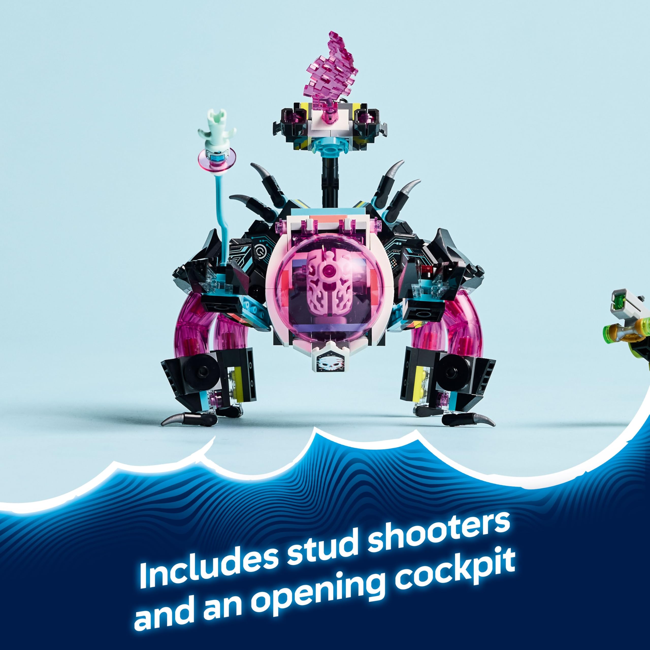 LEGO DREAMZzz 2in1 Mateo vs. Cyber Brain Mech - Modular Robot Toy for 8+ Year Old Boys & Girls - Rebuilds into a Scorpion Figure - incl. a Minifigure and a Dreamling - Creative Gift Idea 71495 5