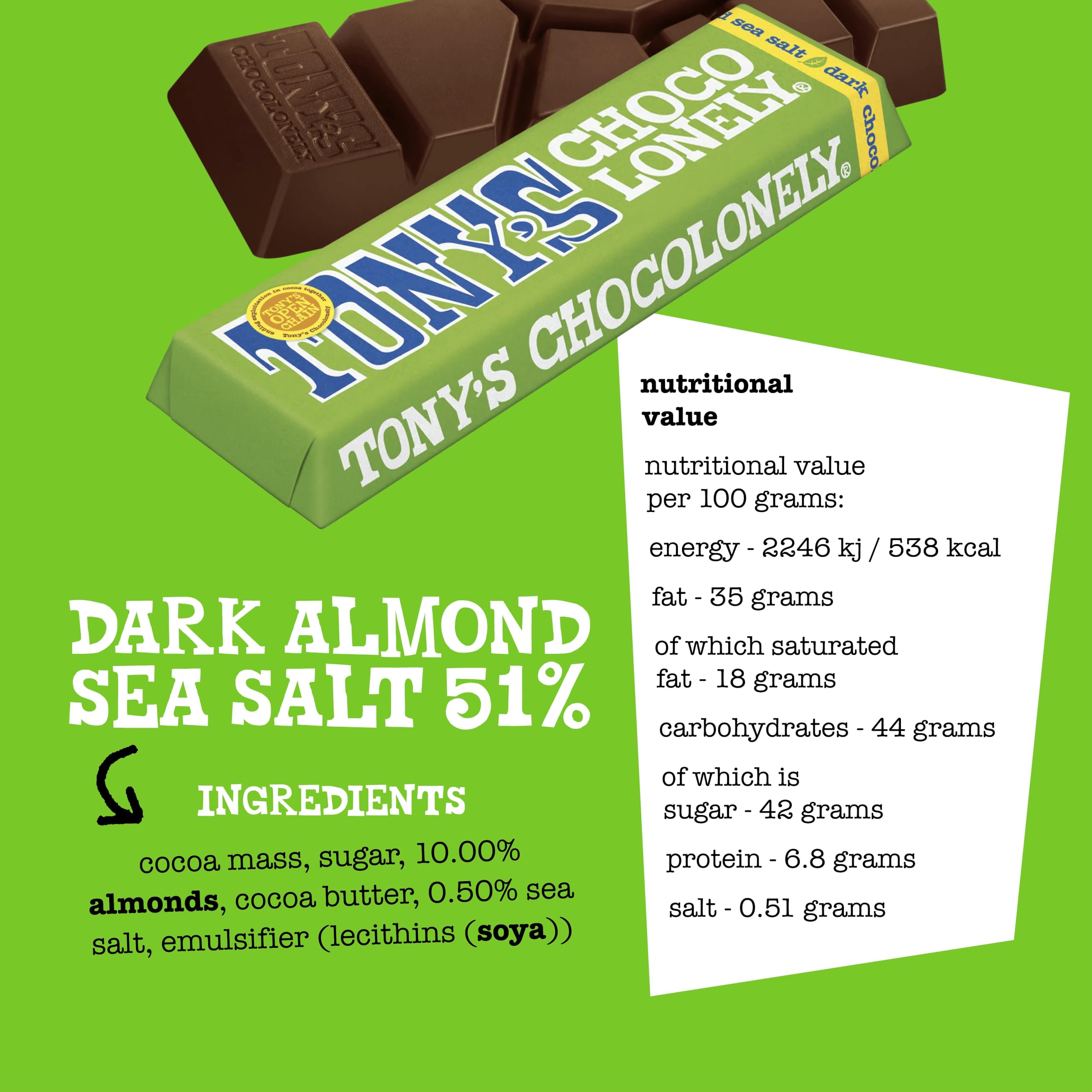 Tony's Chocolonely Extended Rainbow Tasting Pack - 8 Bars, 385g, Assorted Flavours 8