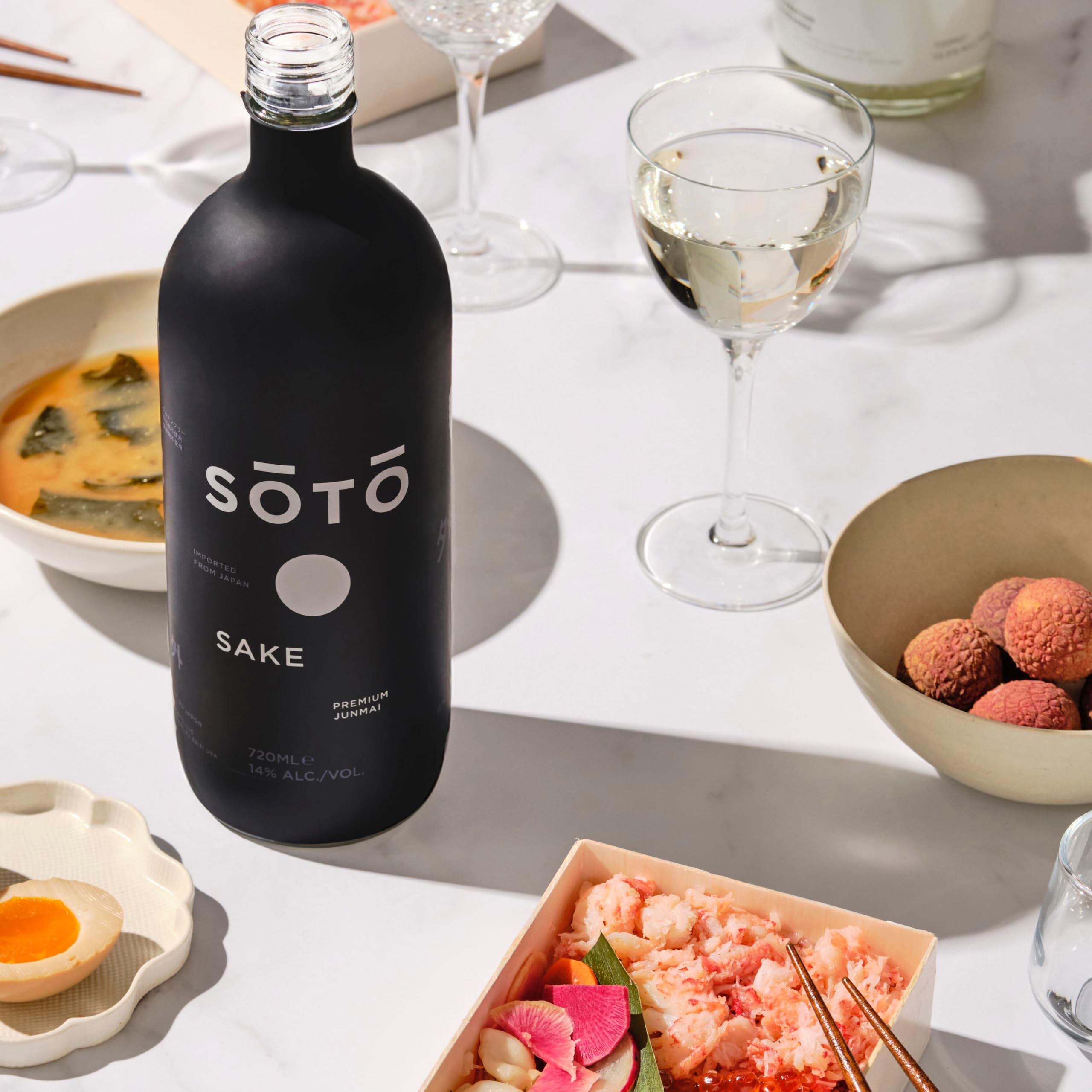 SOTO Junmai Sake 720ml | Niigata Crafted | Smooth & Crisp Japanese Rice Sake 8