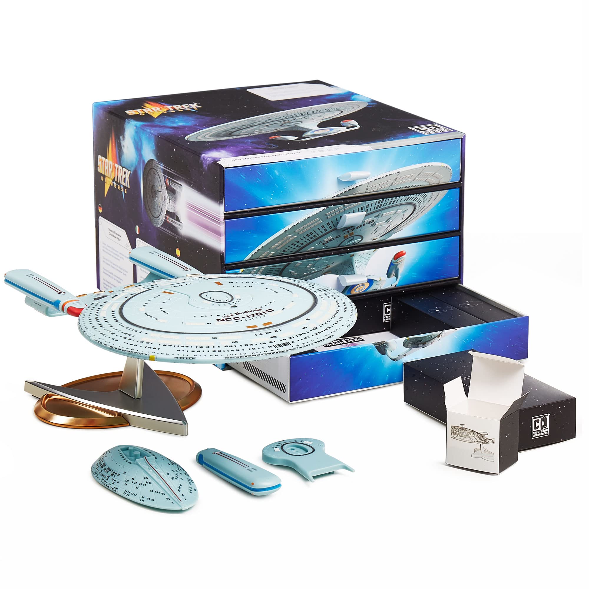 Numskull CC Countdown Characters - Star Trek USS Enterprise NCC-1701-D Collectible Figurine 7