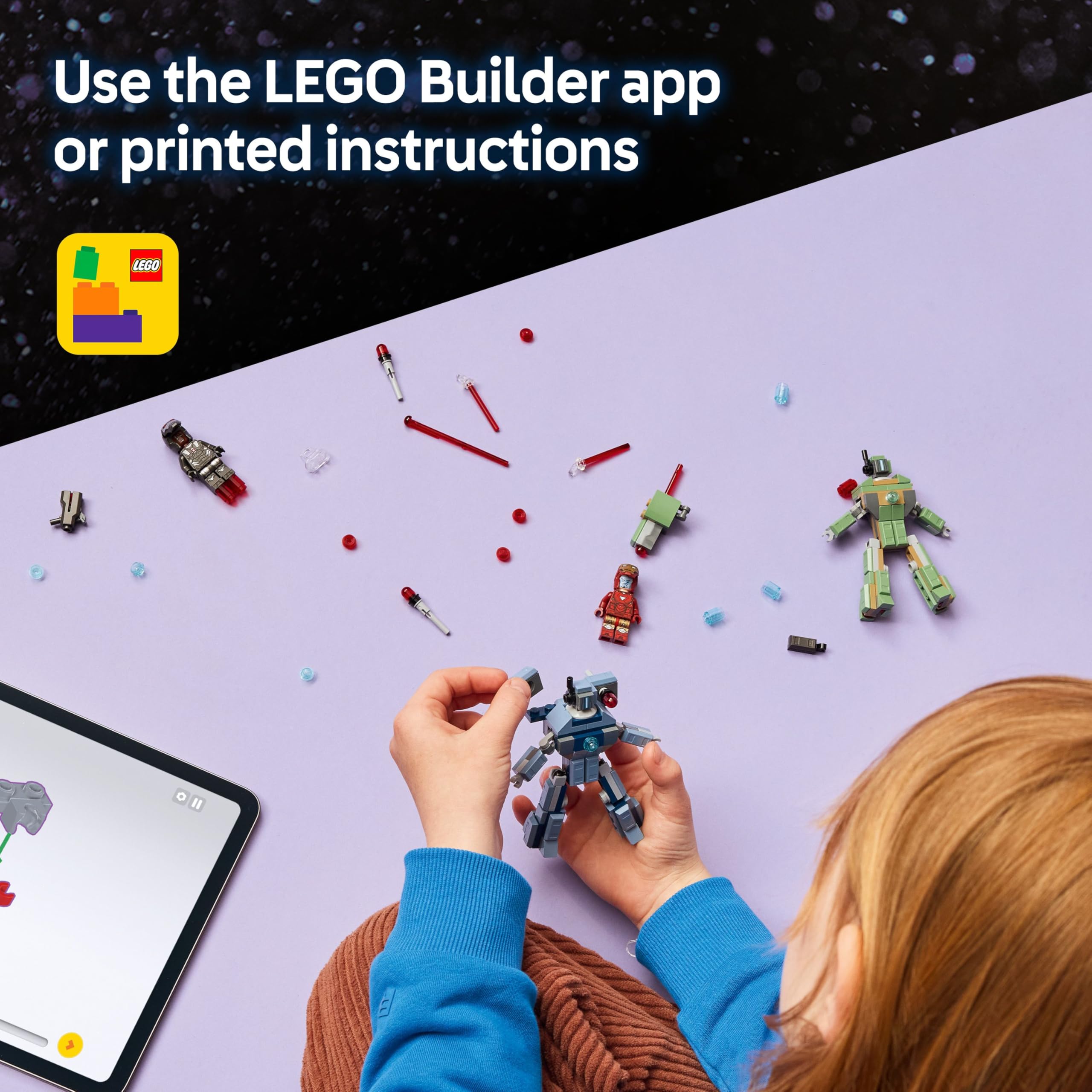 LEGO Marvel Iron Man & War Machine vs. Hammer Drones (76320) - Building Set 8