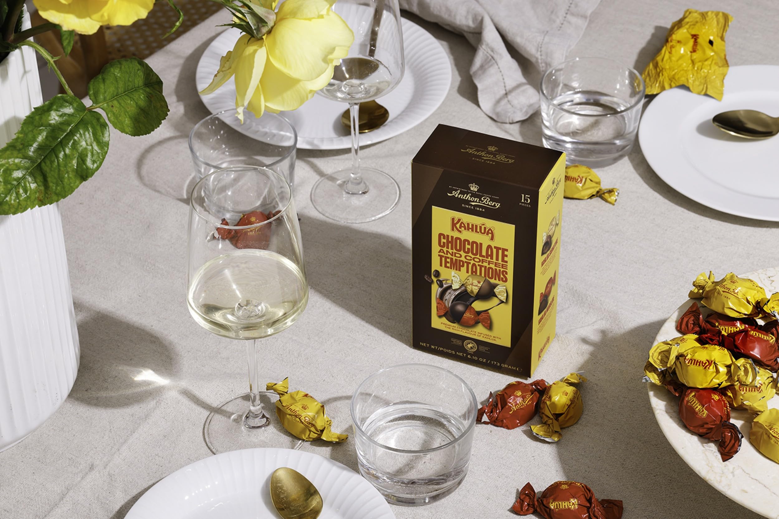 Anthon Berg Kahlua Gift Box - 15 Chocolate & Coffee Liqueur Infused Pralines 11