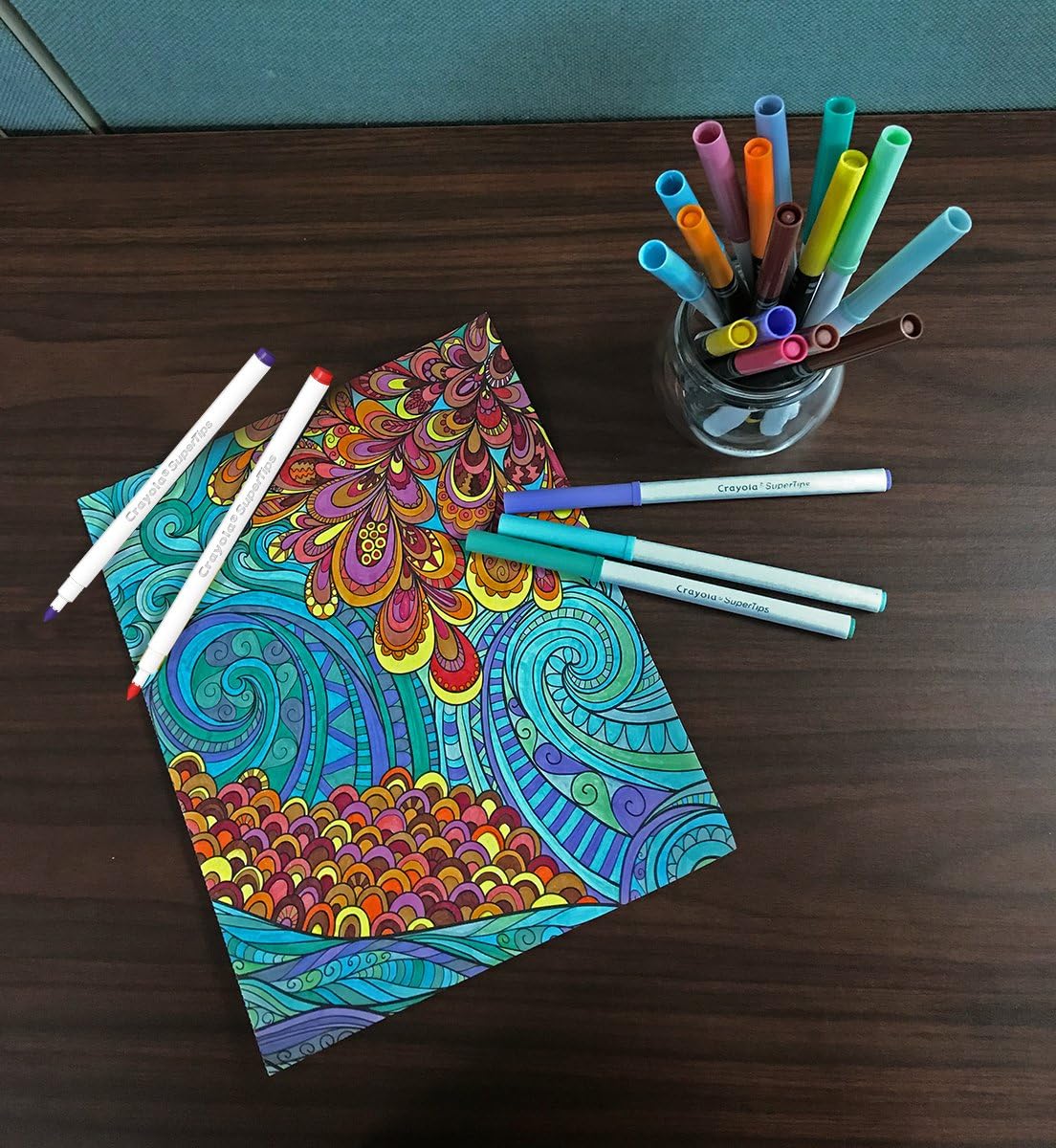 Crayola 50 Washable Super Tip Markers - Arts & Crafts for Kids 3+ 5