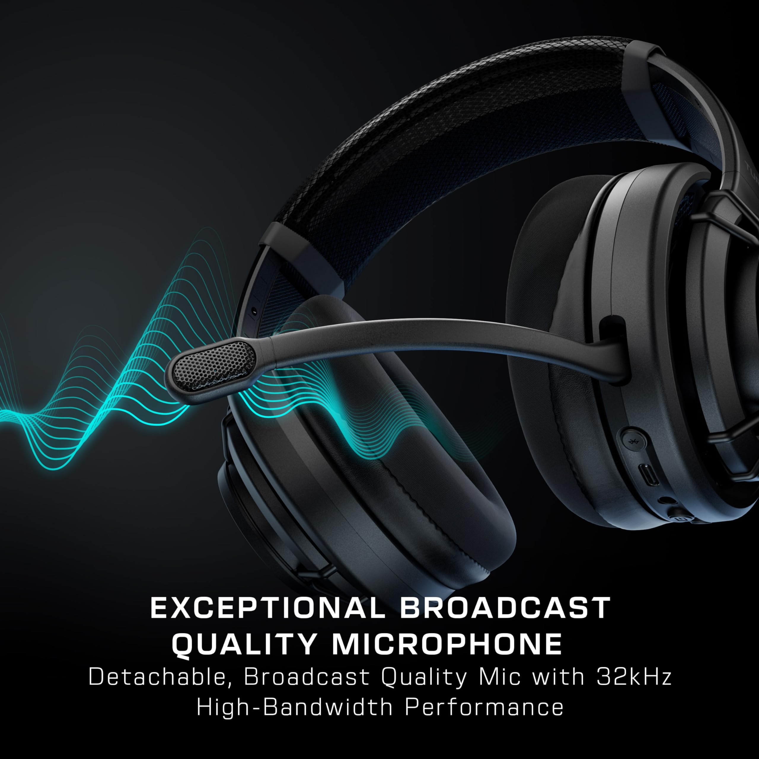 Turtle Beach Atlas Air Wireless Open Back PC Gaming Headset with 24-bit High-Fidelity Audio 6