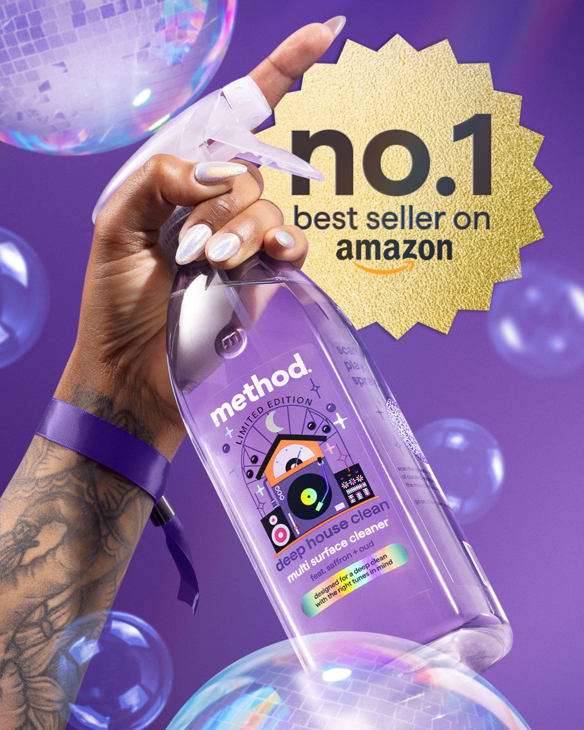 Method All Purpose Cleaner - Concentrated Multi-Surface Cleaner with Plum Scent | 829 ml 2