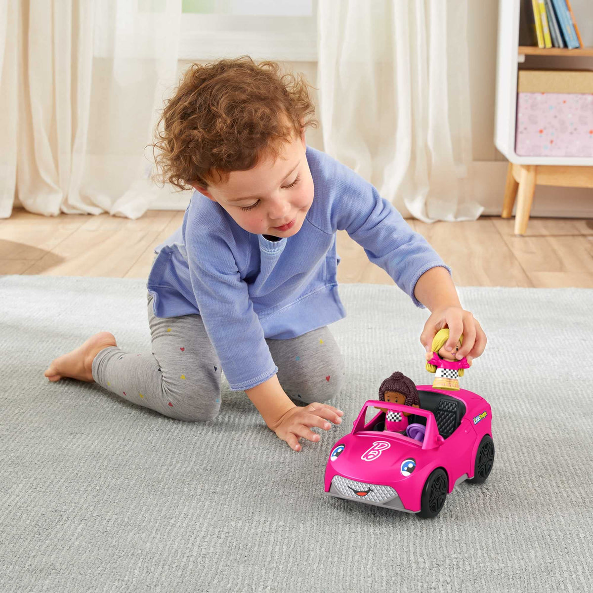 Barbie Convertible Vehicle - 2 Figures, Music & Sounds, Ages 18 Months to 5 Years