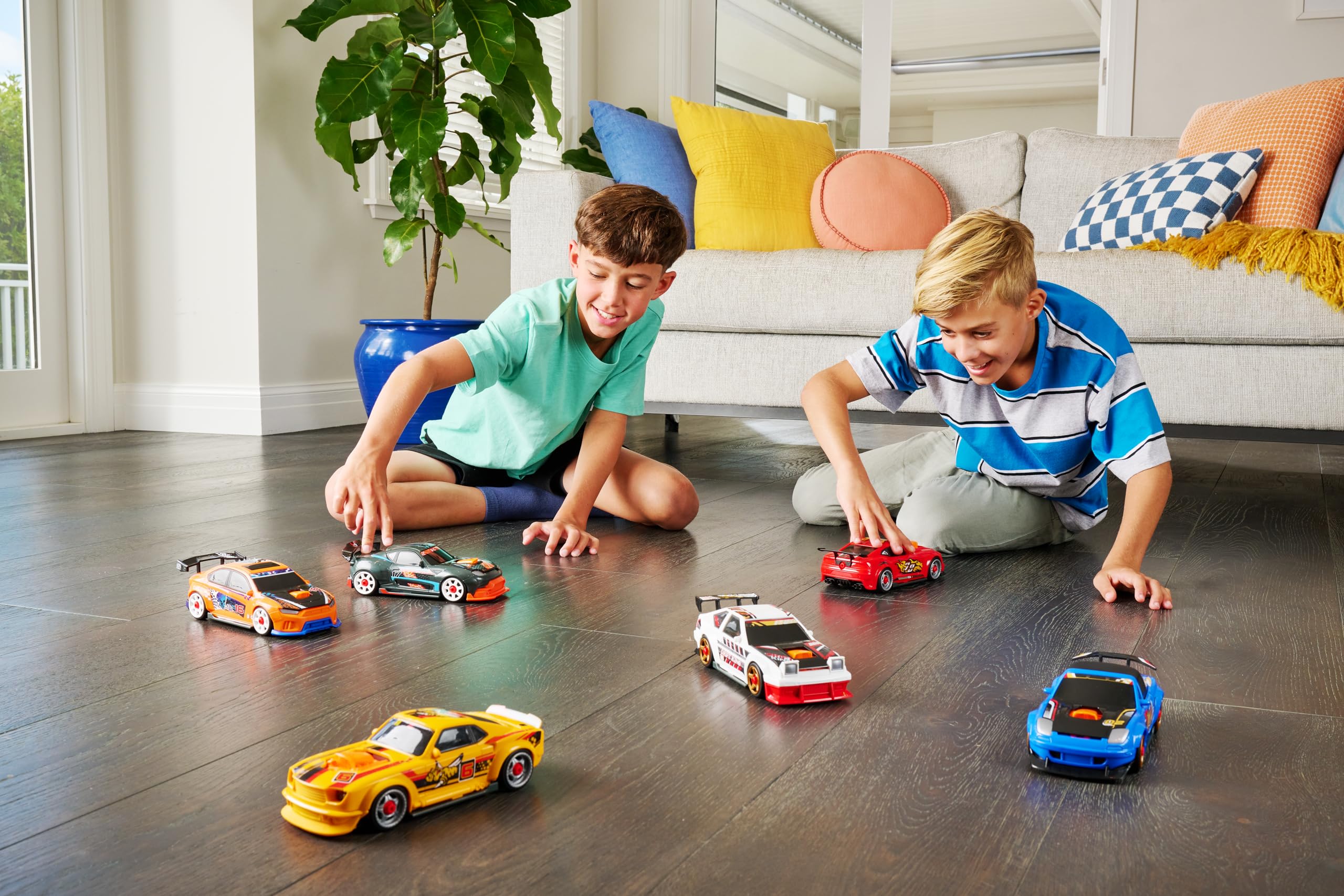 Metal Machines Speed Heroes (Silver) - 20+ Surprises, Buildable Race Car Playset 7