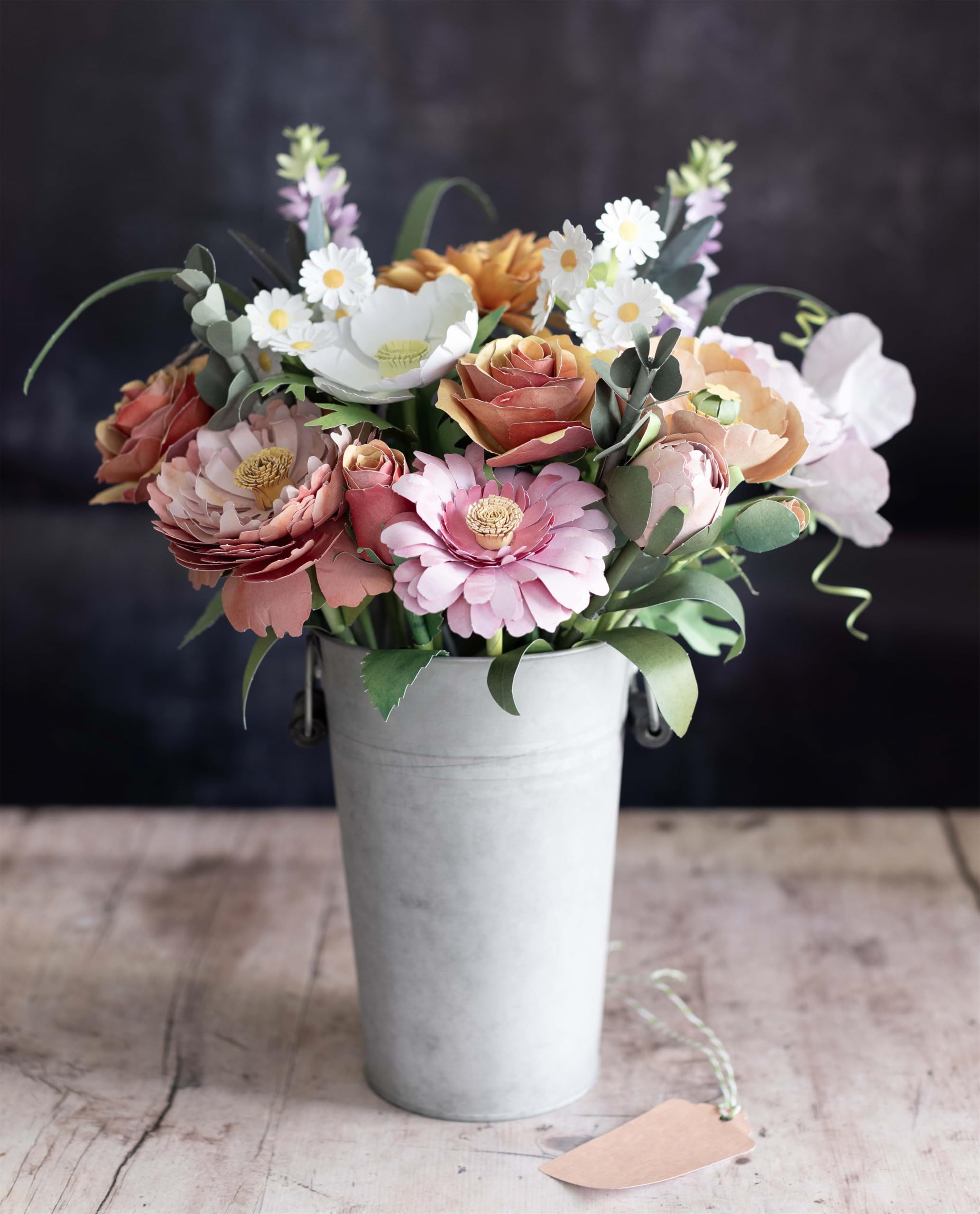 David & Charles The Bouquet in a Book - Pre-Punched Paper Flower Craft Kit | Paperback | 128 Pages 5