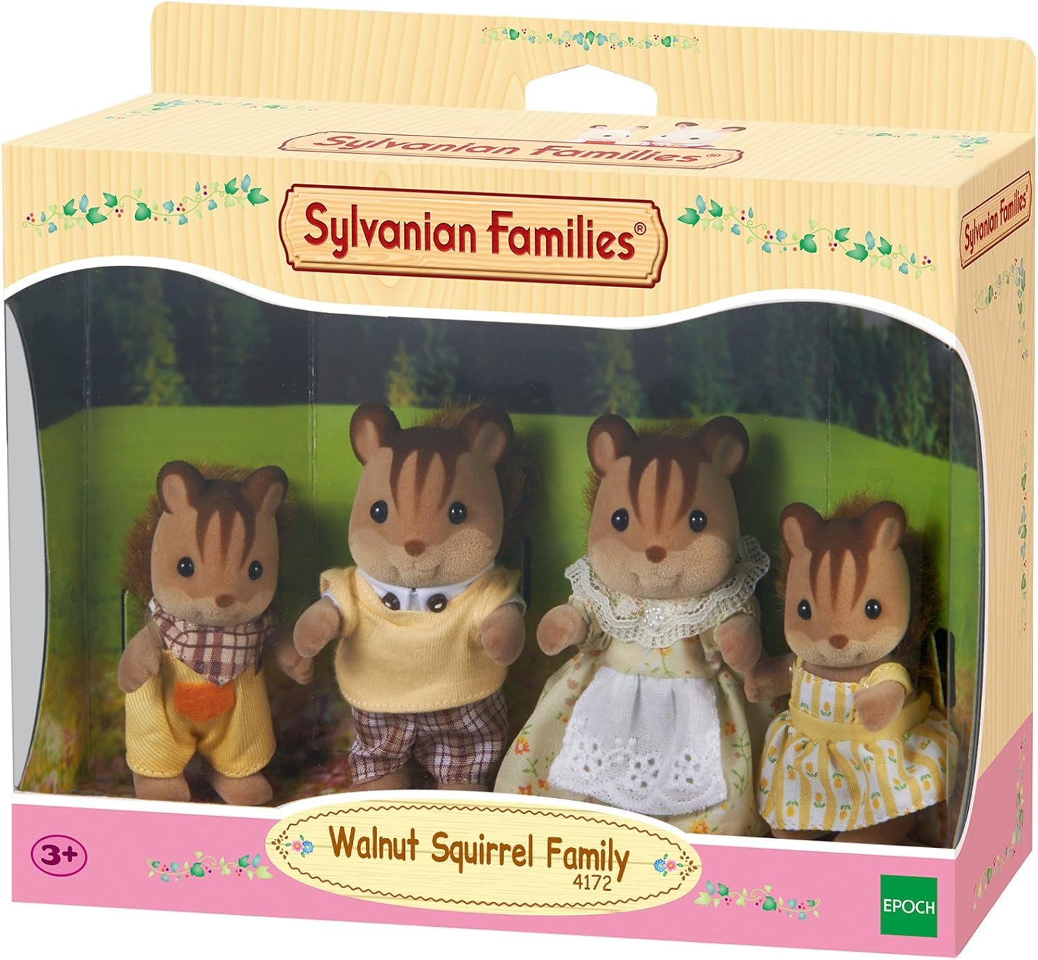 Sylvanian Families - Walnut Squirrel Family Playset for Ages 3-10 4