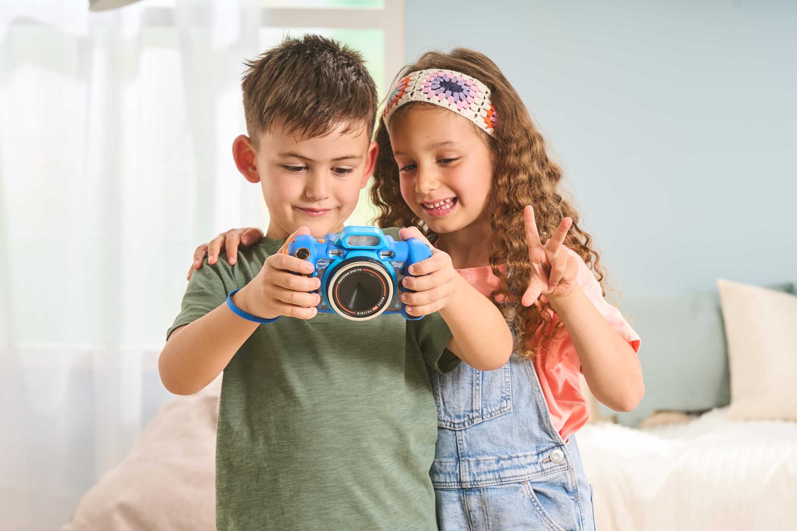 VTech KidiZoom Duo FX – 8-MP-Doppelkamera mit AR-Filtern und Spielen für Kinder 7