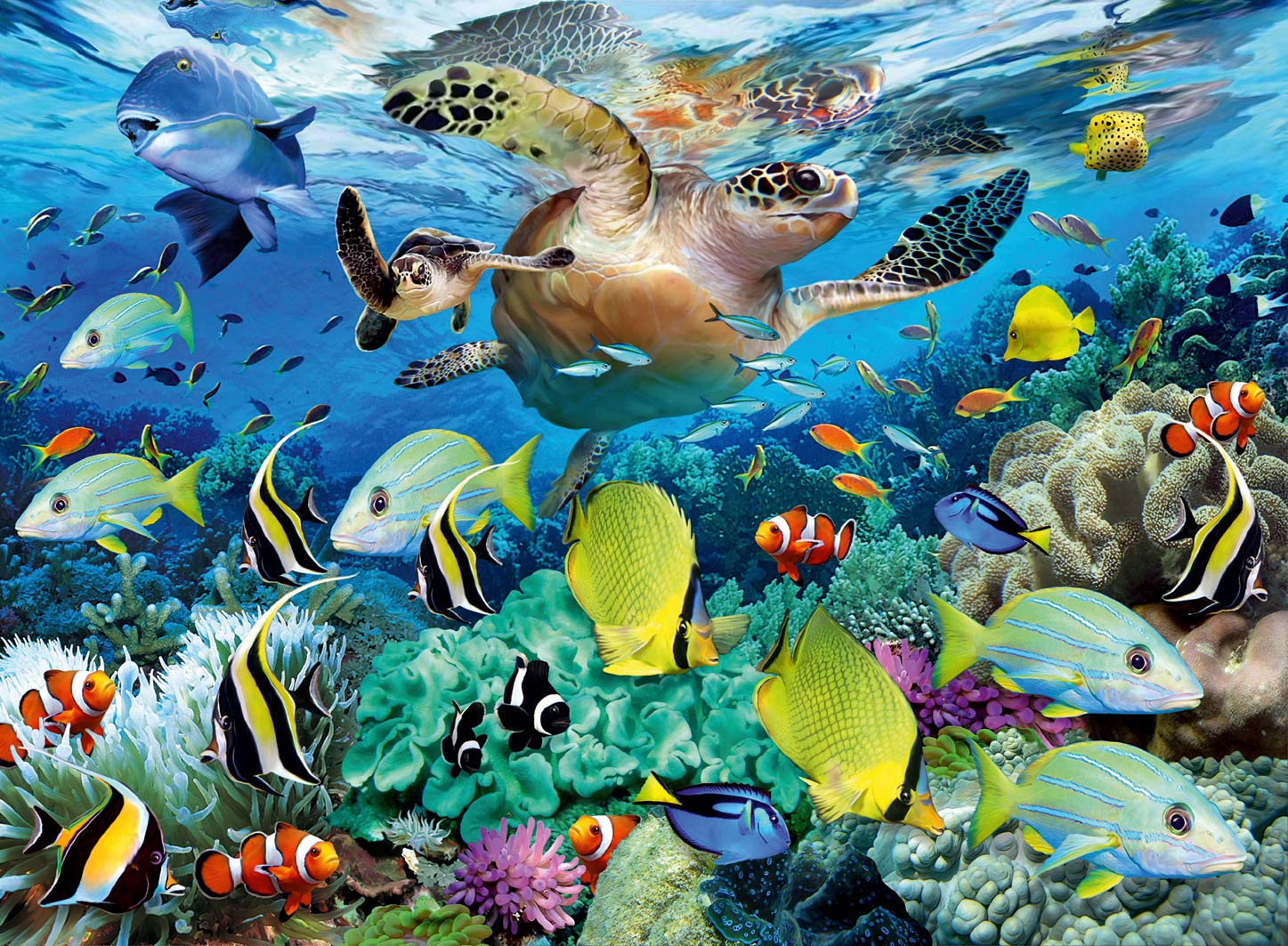 Ravensburger Underwater Paradise Jigsaw Puzzle - 150 Pieces for Kids Age 7+ | 49 x 36 cm