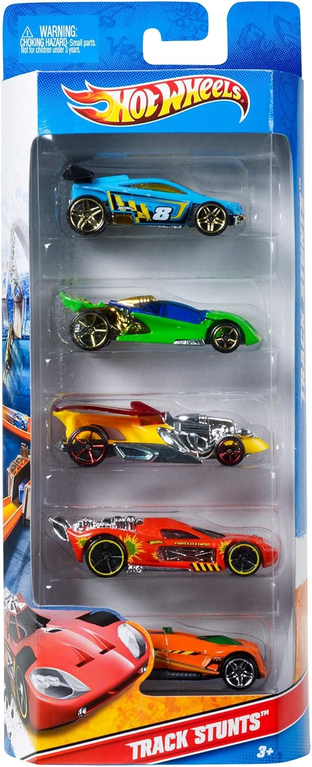 Hot Wheels 5-Pack Diecast Vehicles - 1:64 Scale Metal Cars for Kids 3+ 7