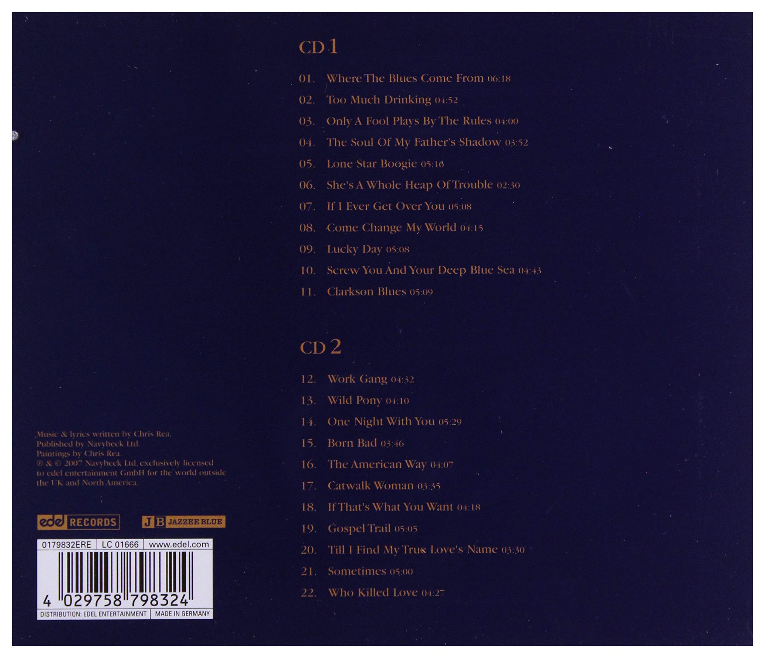 Chris Rea - Blue Guitars - A Collection of Songs [Double CD] 2
