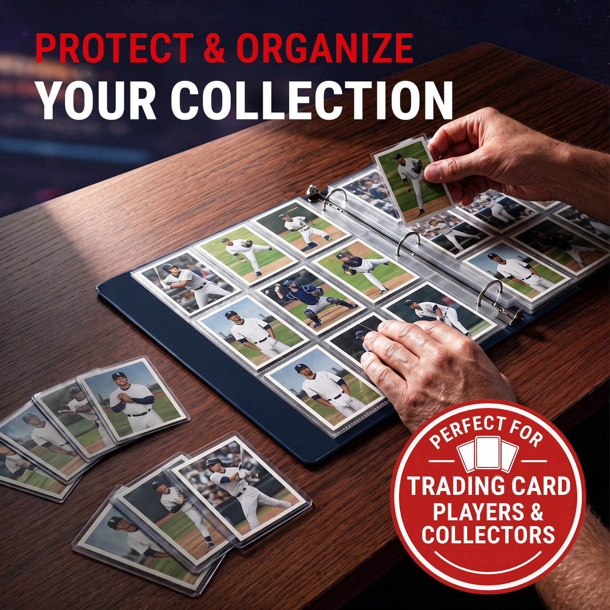 Ultra Pro Card Collector Album - Blue, Holds up to 450 Cards