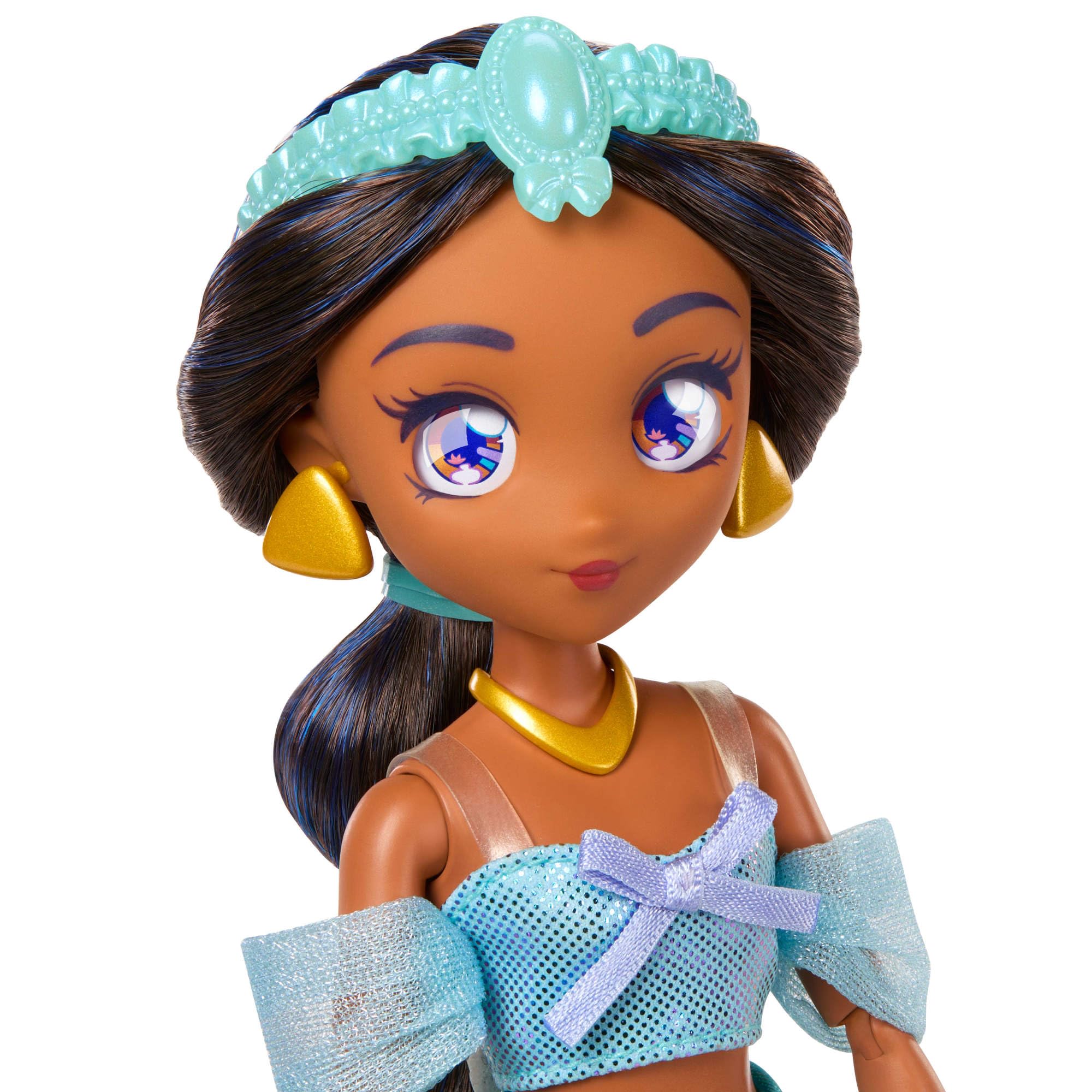 Mattel Disney Princess Jasmine Manga Doll - 9 in, 11 Articulation Points, Ages 6+