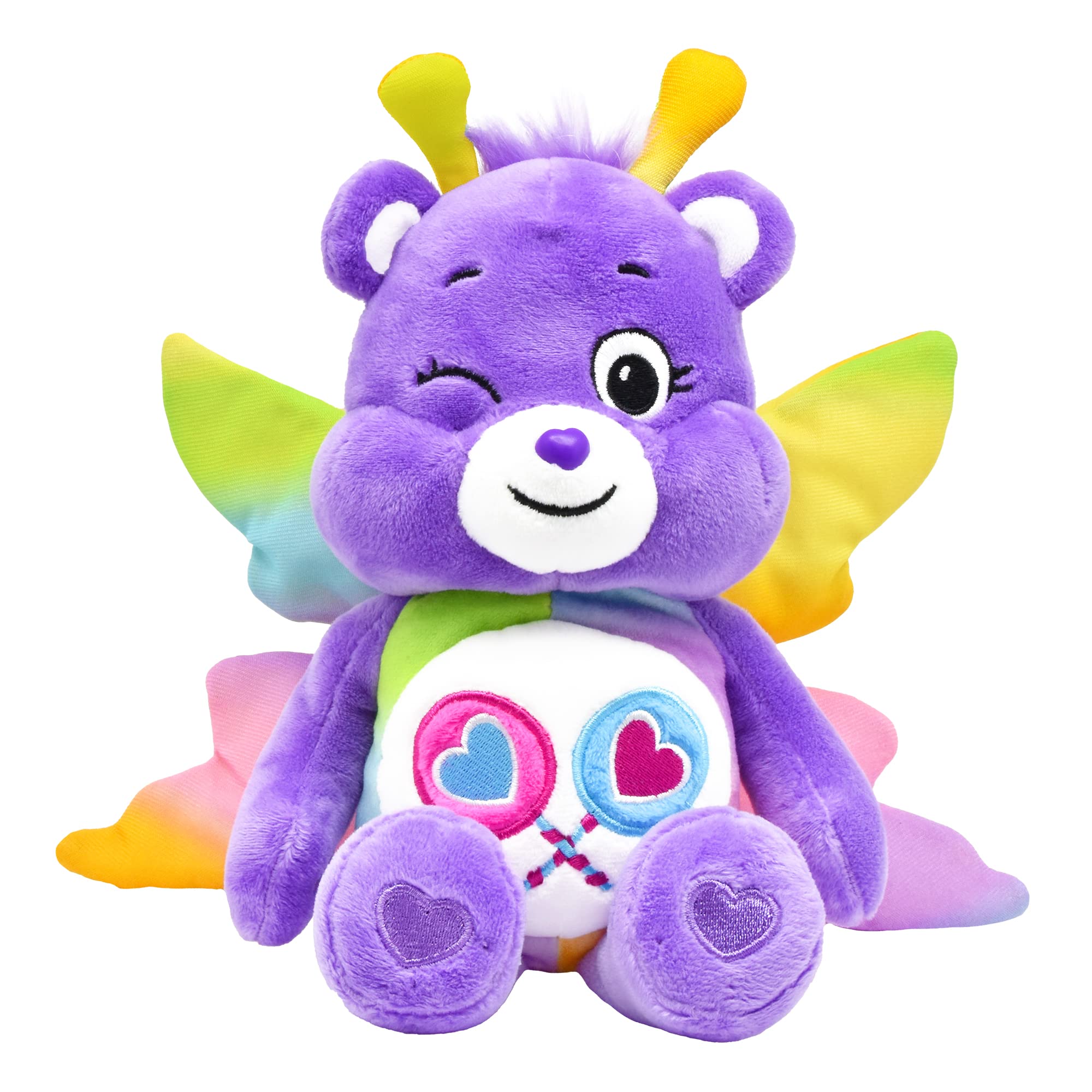 Care Bears Share Bear in Butterfly Costume Plush Toy | 9 Inch | Ages 4+ | Multicolor