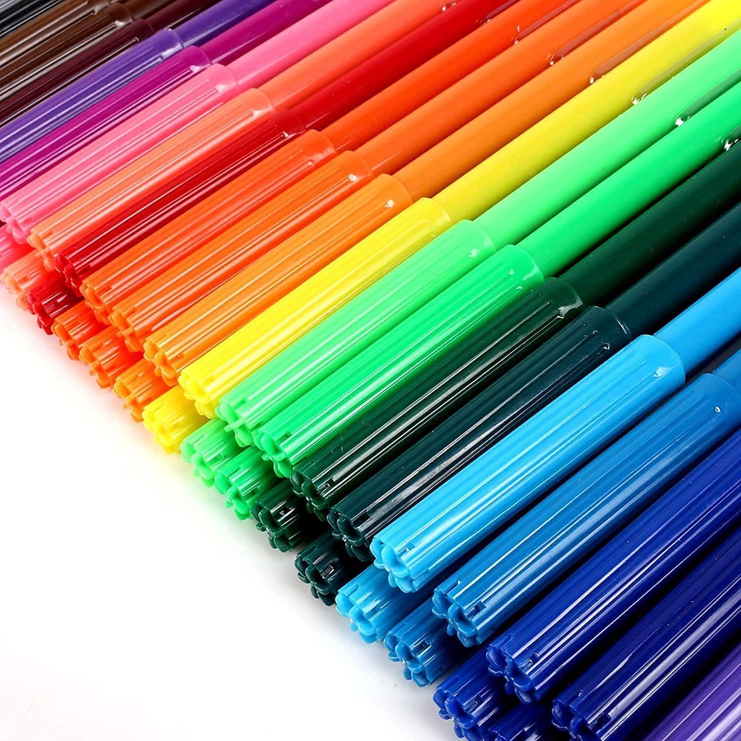 G4GADGET 48 Fine Tip Fiber Coloring Pens - Vibrant Water-Based Art Markers for Kids and Adults 6