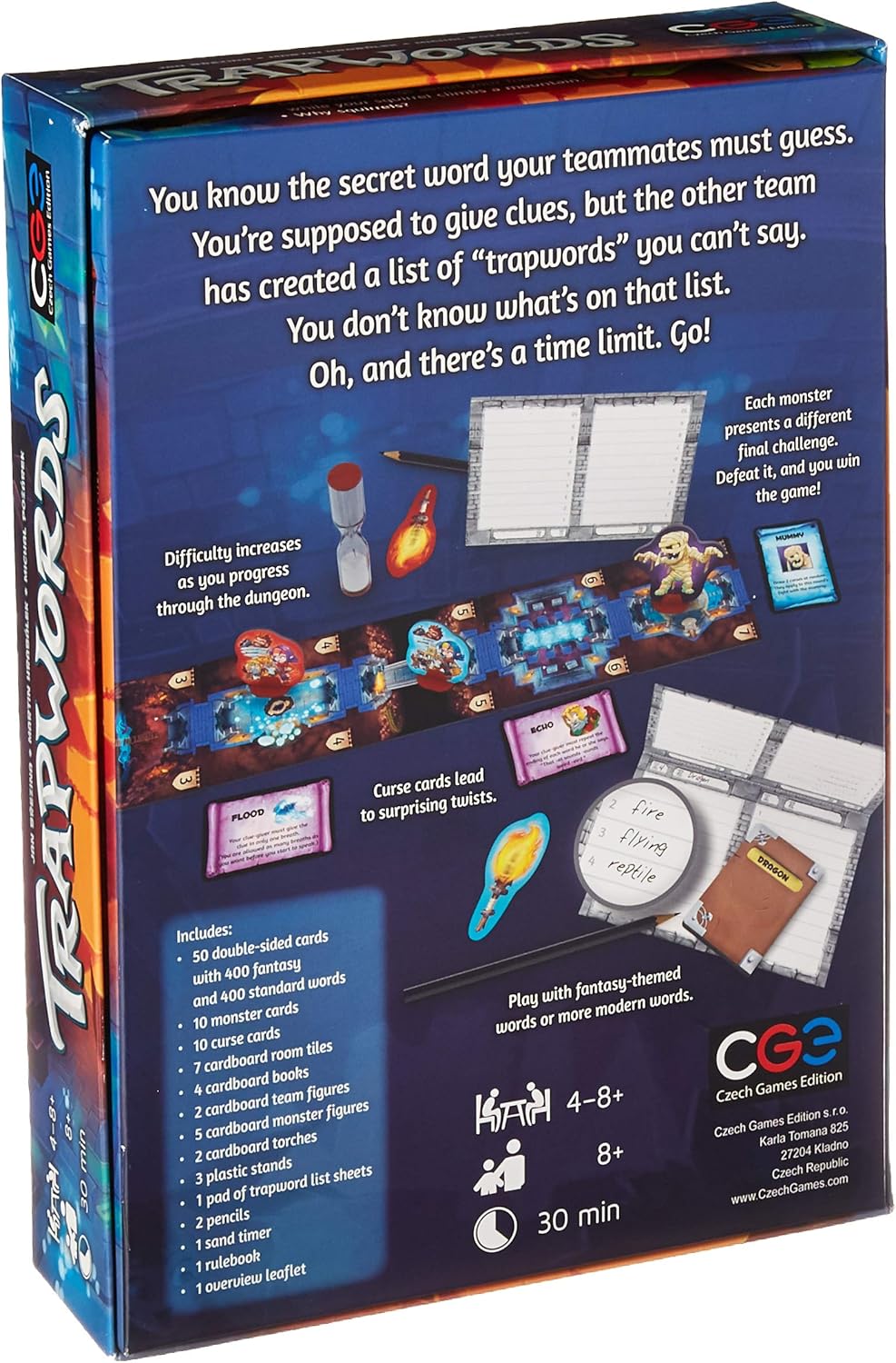 Czech Games Edition CGE00049 Trapwords, Mixed Colours 6